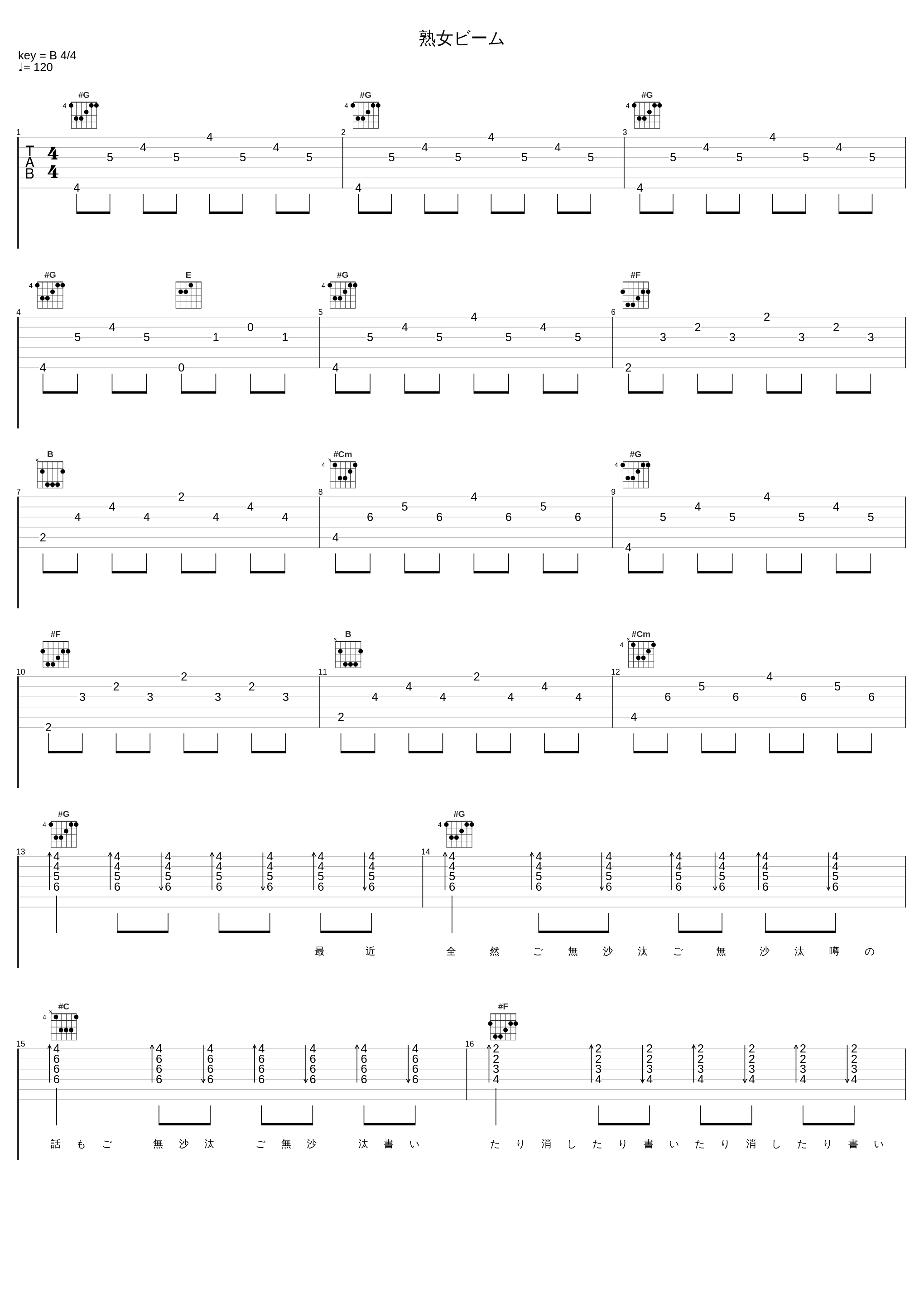 熟女ビーム_Sex Machineguns_1