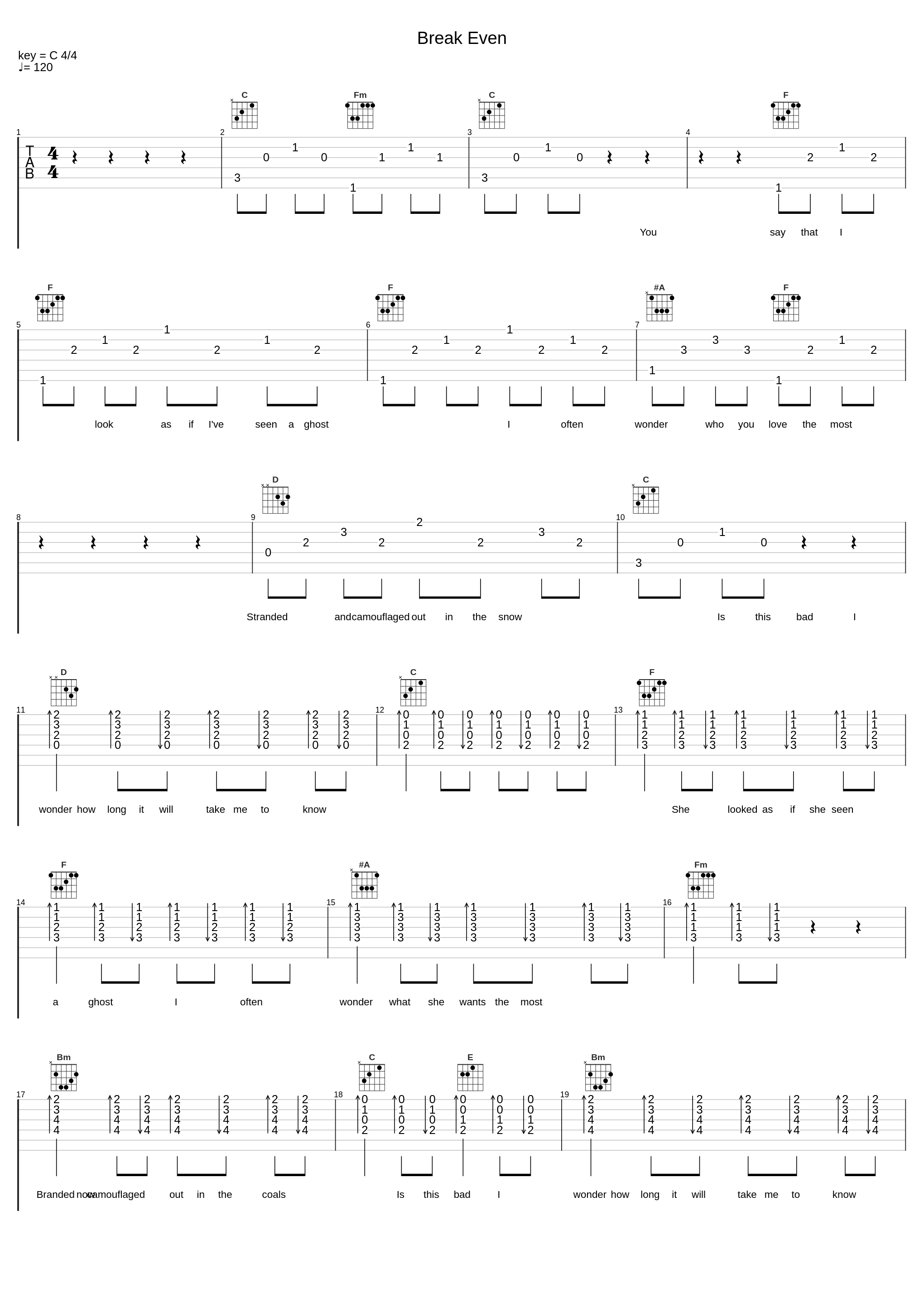 Break Even_LUCY (Cooper B. Handy)_1