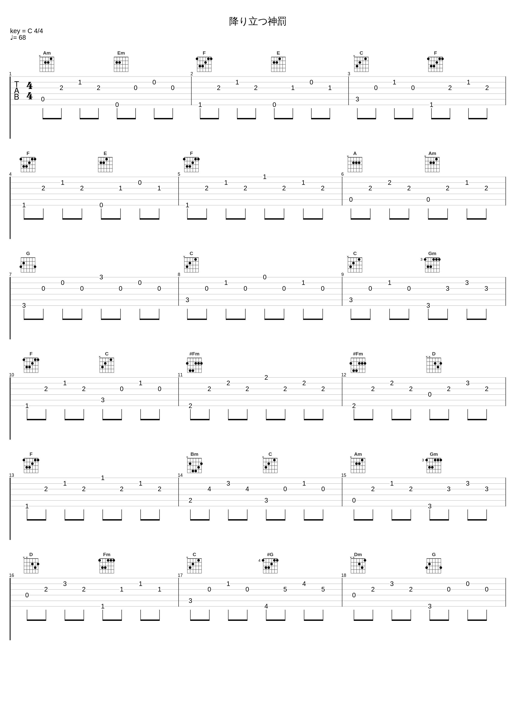 降り立つ神罰_椎名豪_1