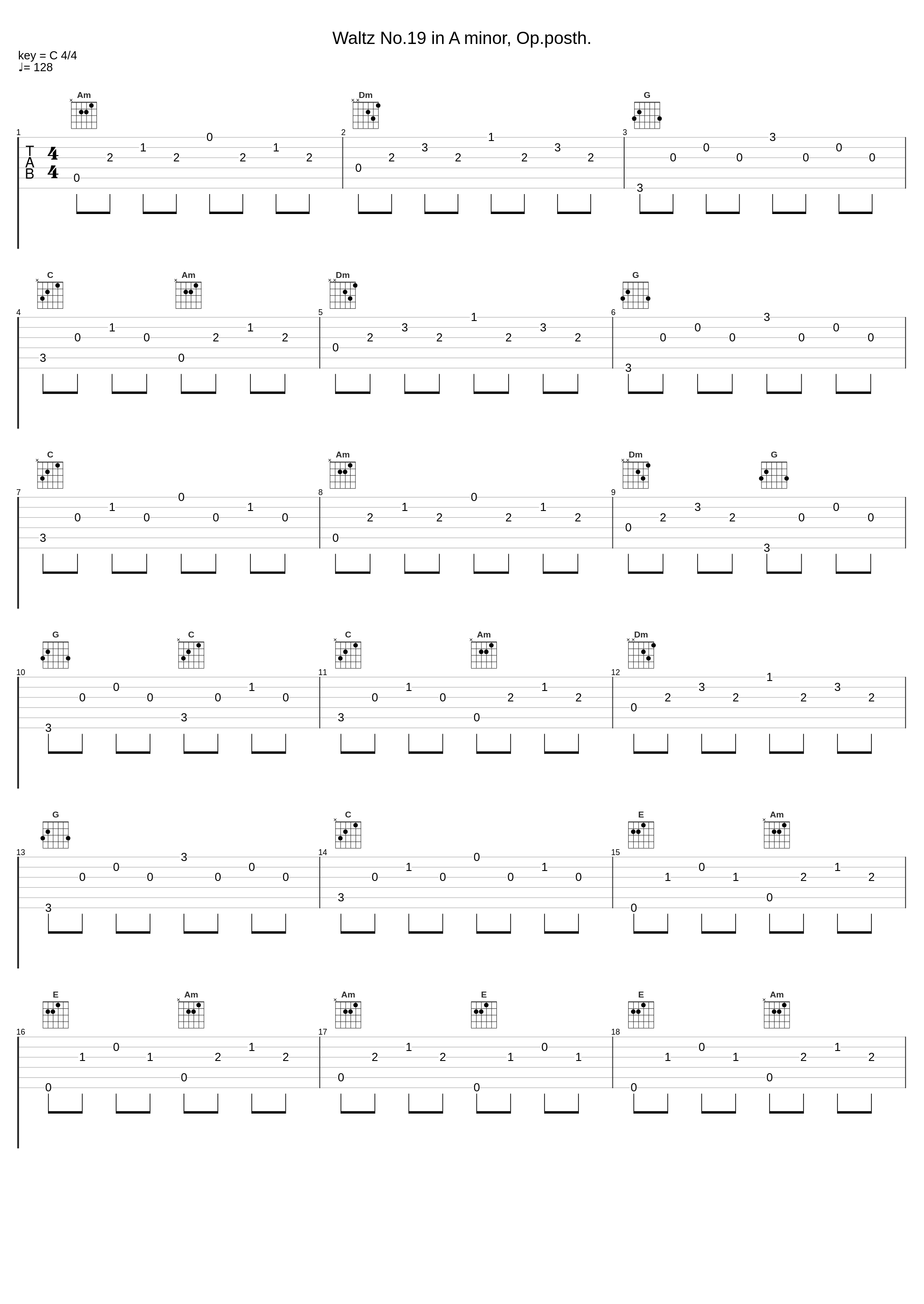 Waltz No.19 in A minor, Op.posth._Peter Jablonski_1