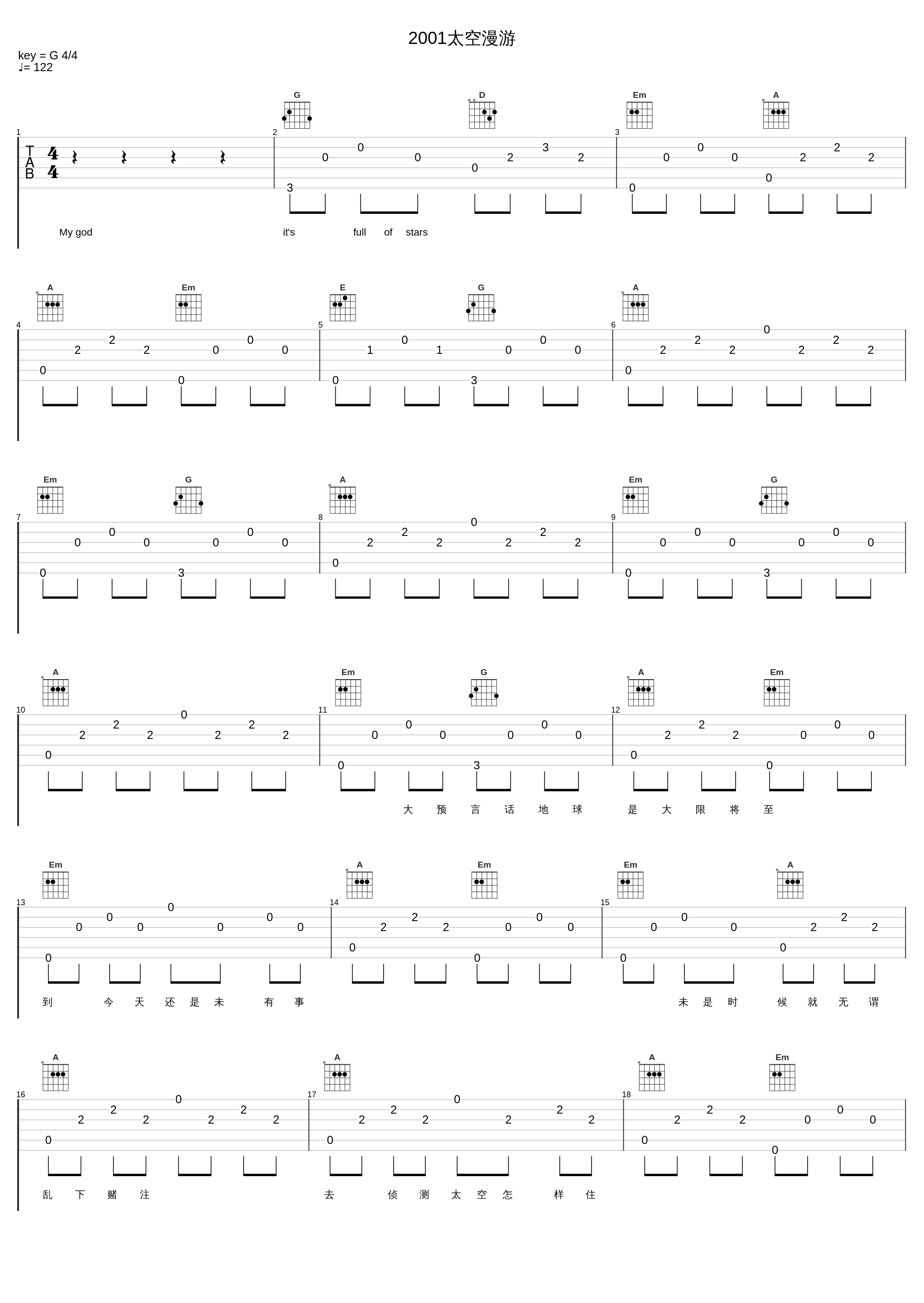 2001太空漫游_陈奕迅_1