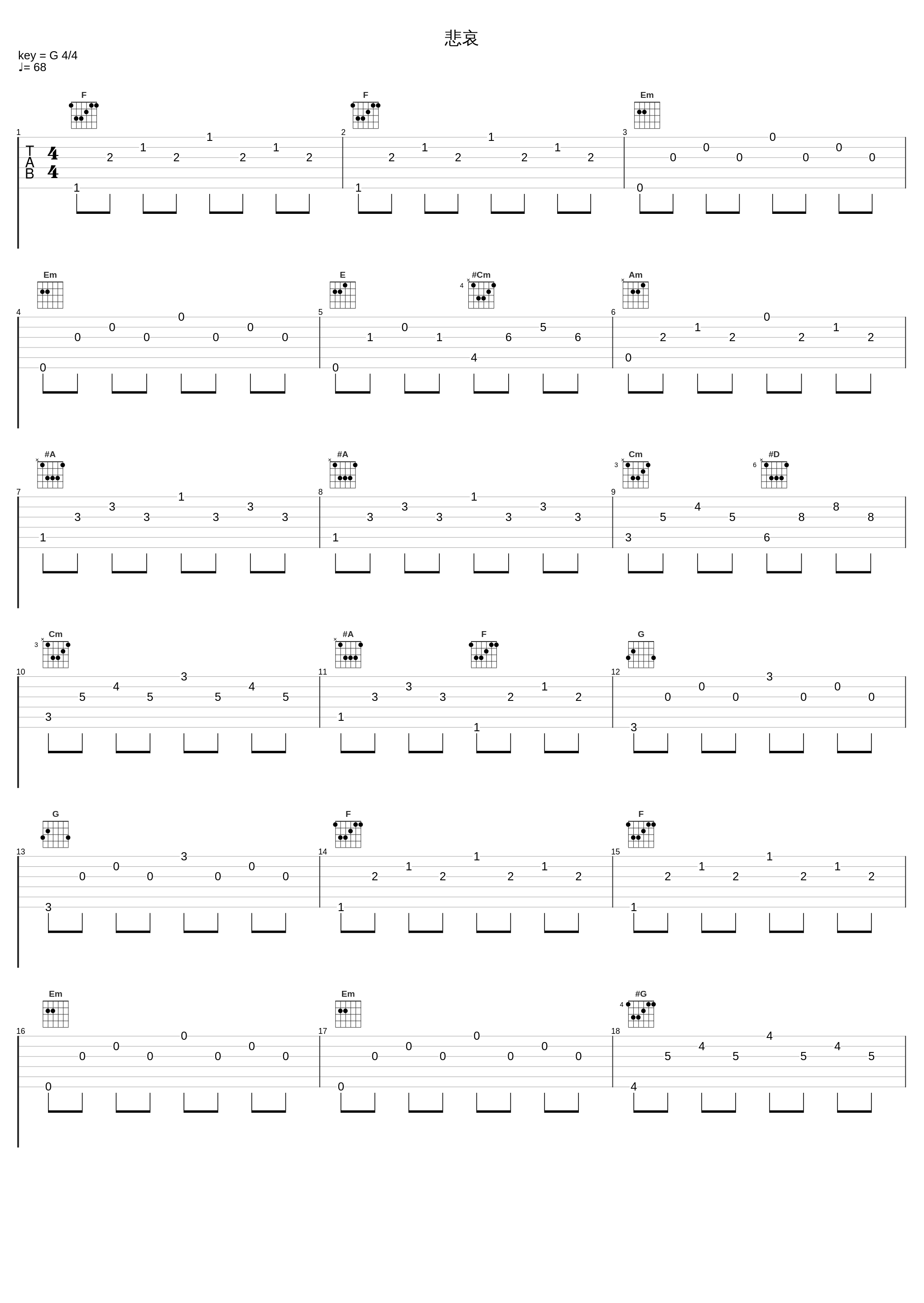 悲哀_田中公平_1