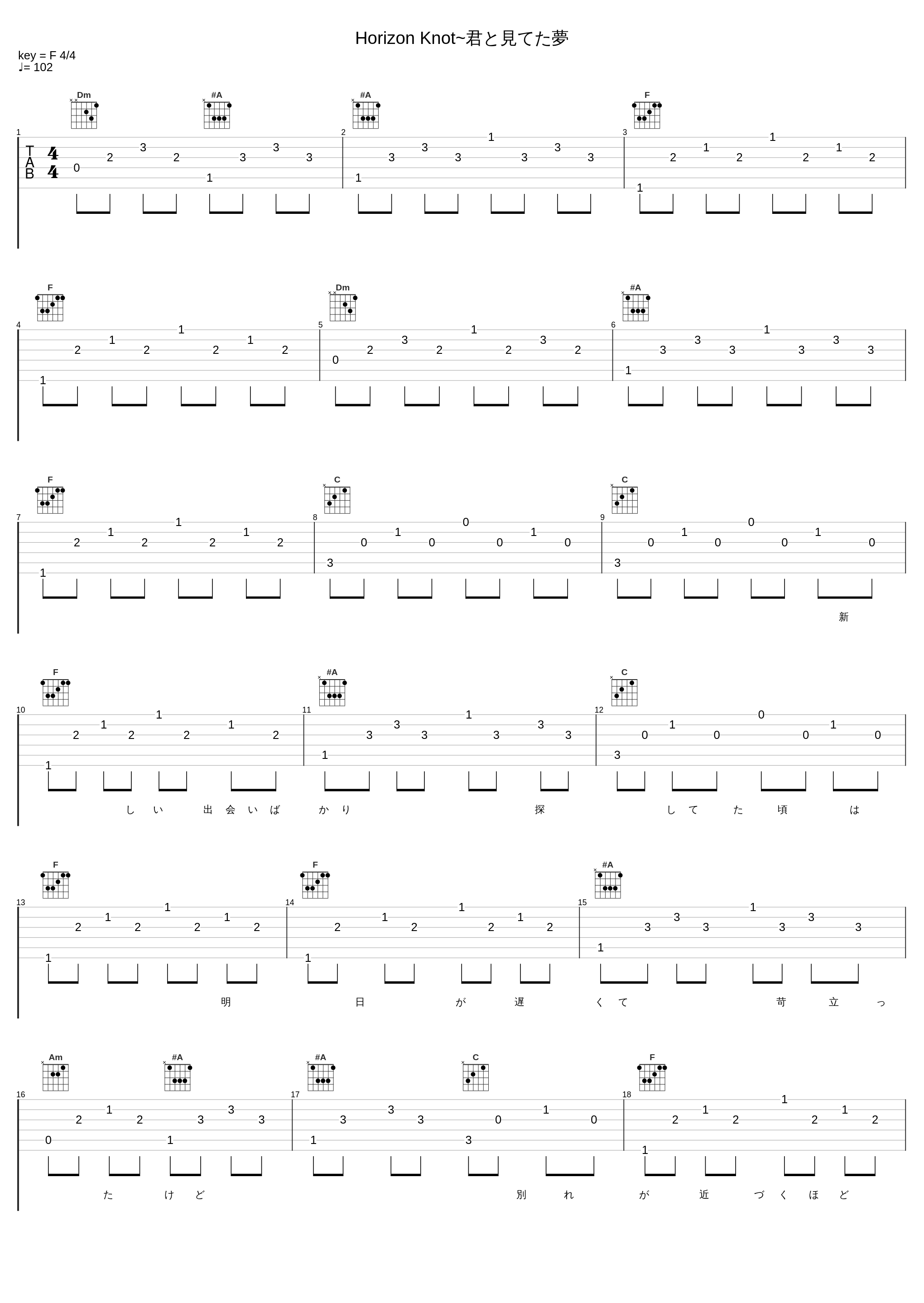 Horizon Knot~君と見てた夢_TRIPLANE_1