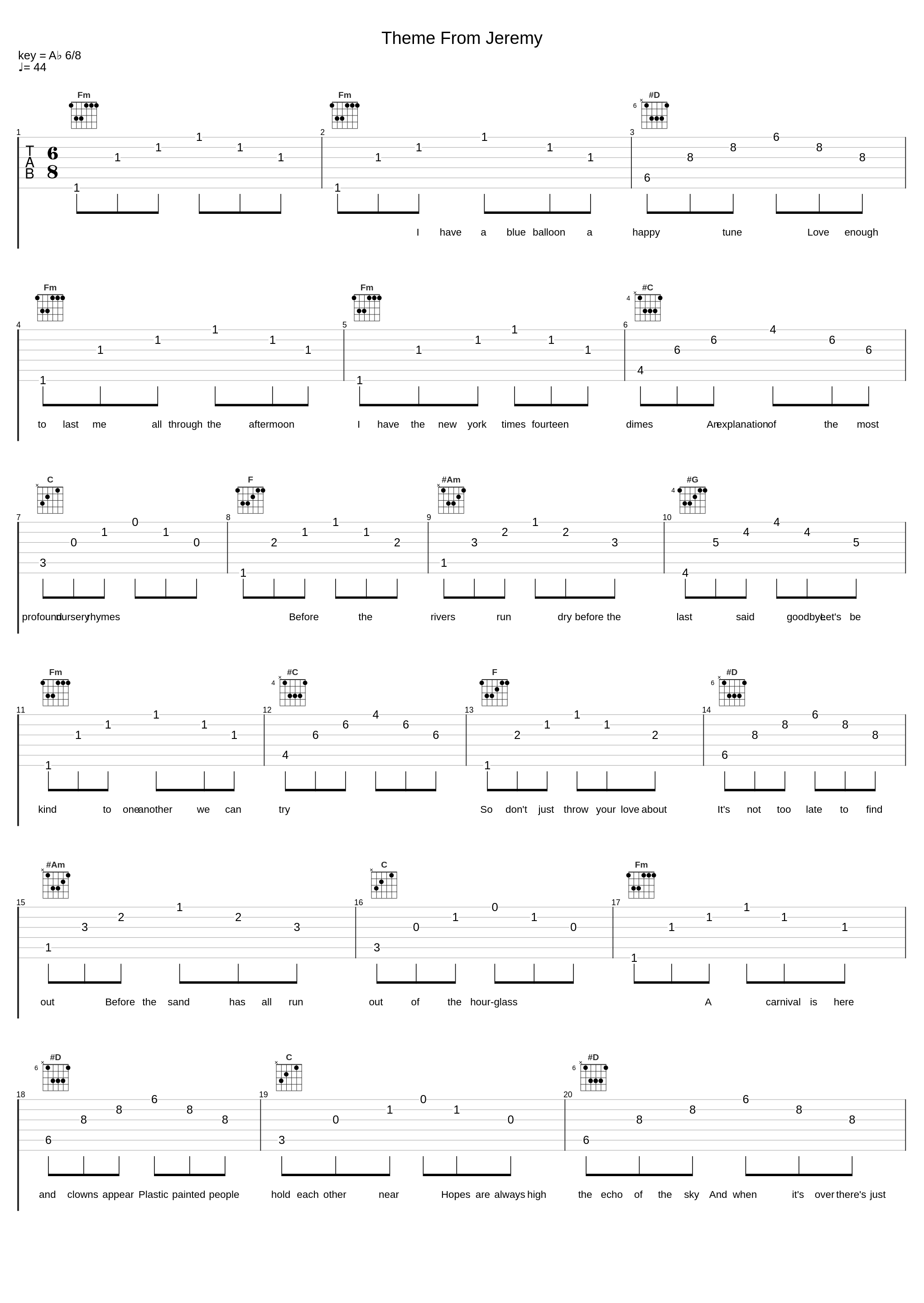 Theme From Jeremy_许冠杰_1