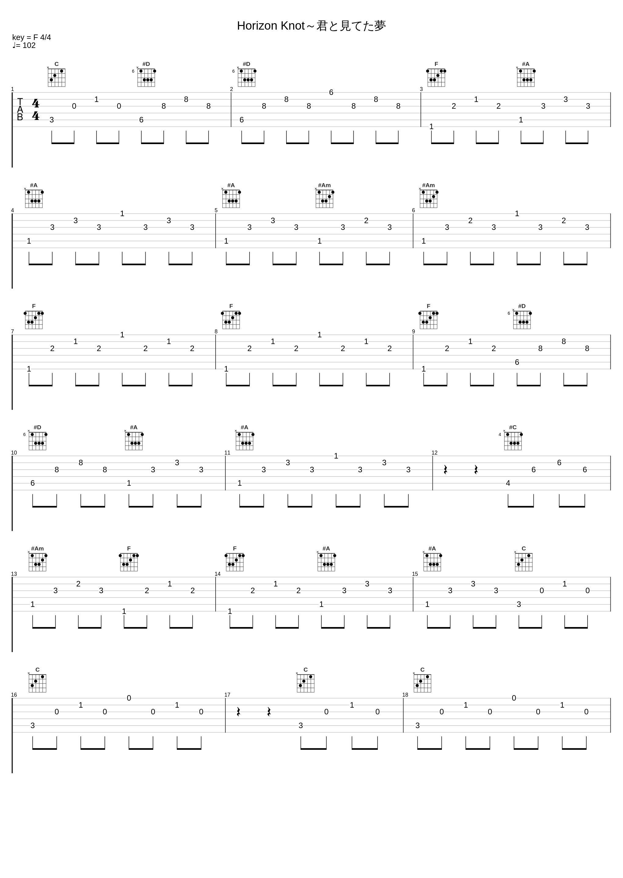 Horizon Knot～君と見てた夢_TRIPLANE_1