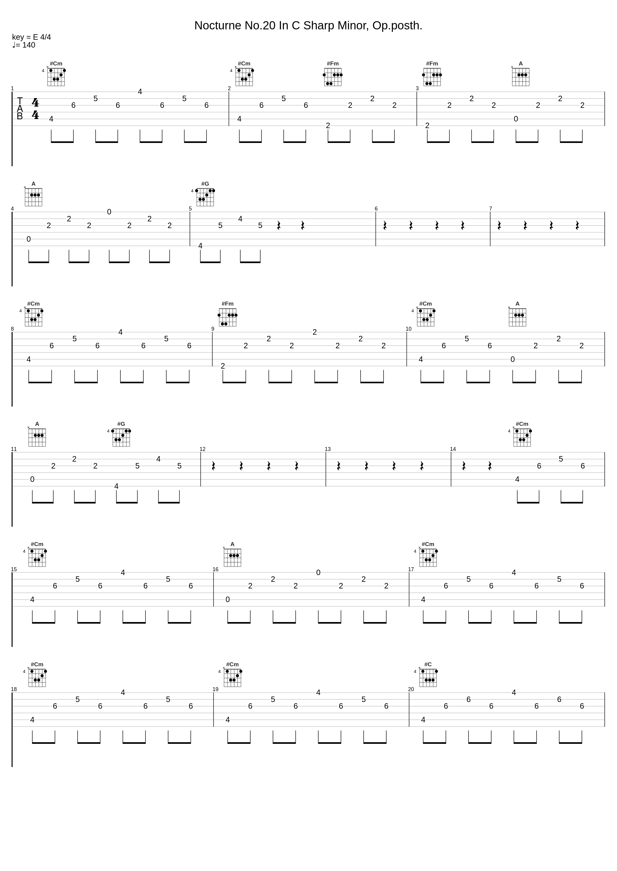 Nocturne No.20 In C Sharp Minor, Op.posth._Alice Sara Ott_1