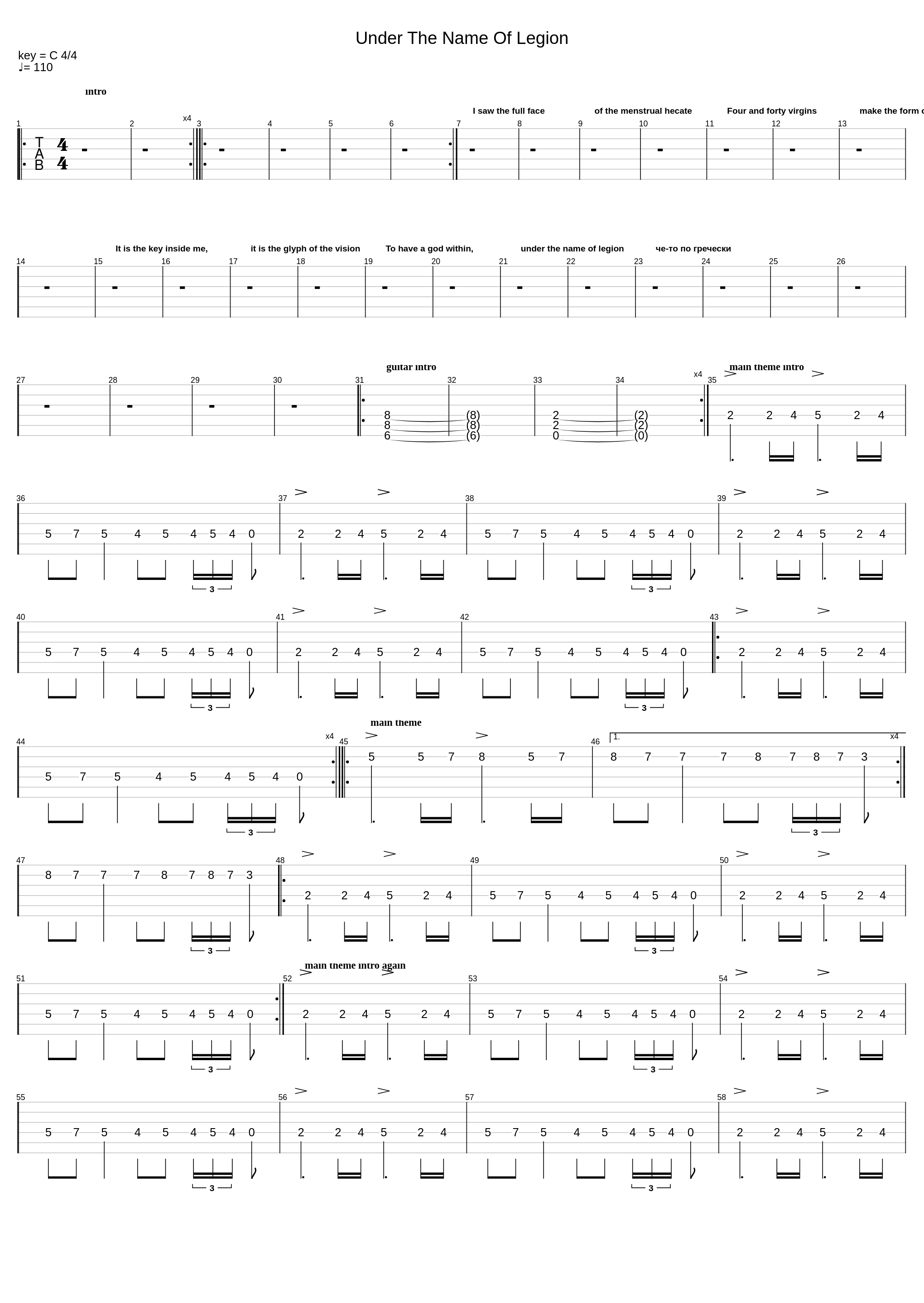 Under The Name Of Legion_Rotting Christ_1