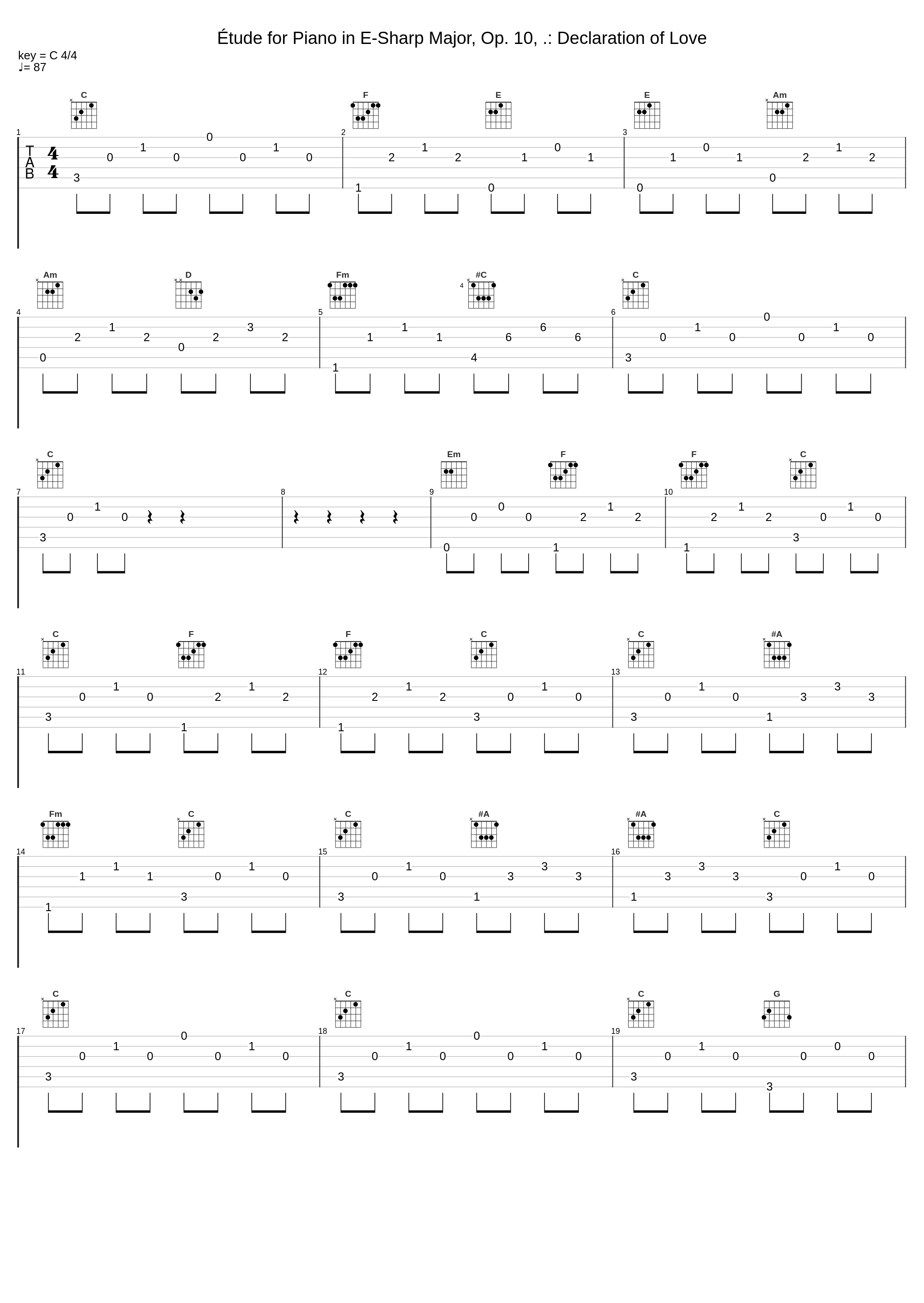 Étude for Piano in E-Sharp Major, Op. 10, .: Declaration of Love_Vaclav Hybs Orchestra,Václav Hybš,Josef Suk_1