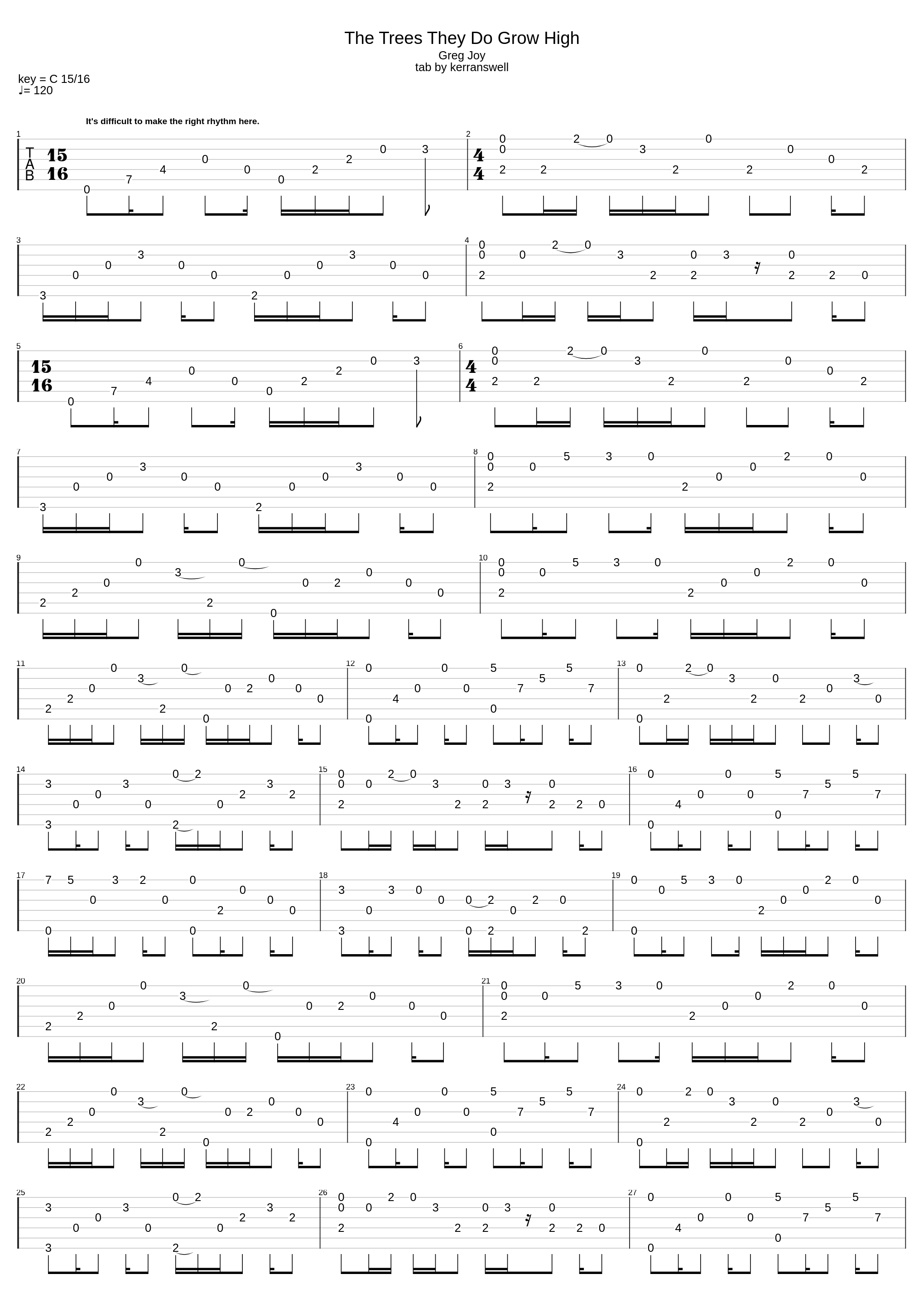 The Trees They Do Grow High_Greg Joy_1