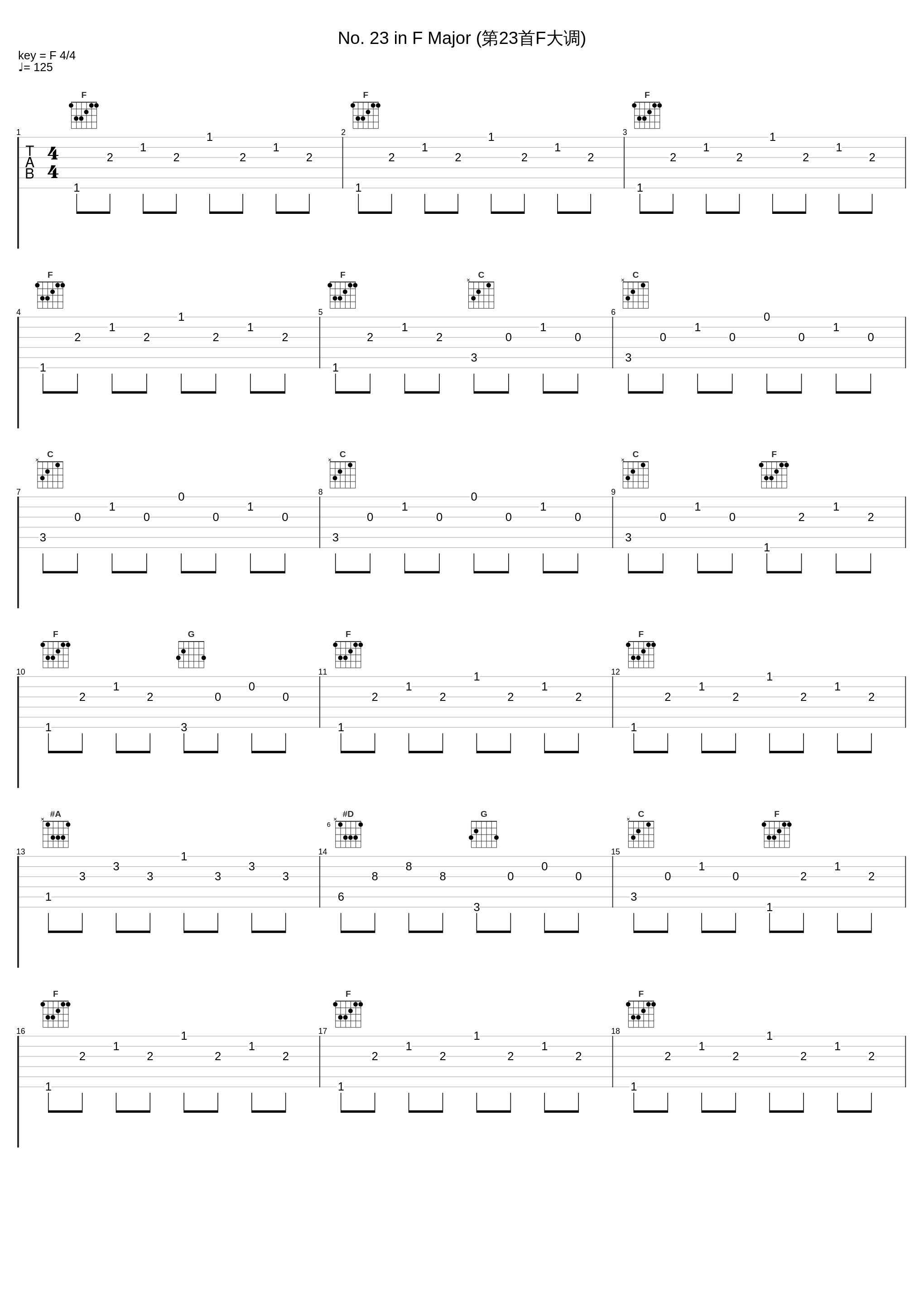 No. 23 in F Major (第23首F大调)_李云迪_1