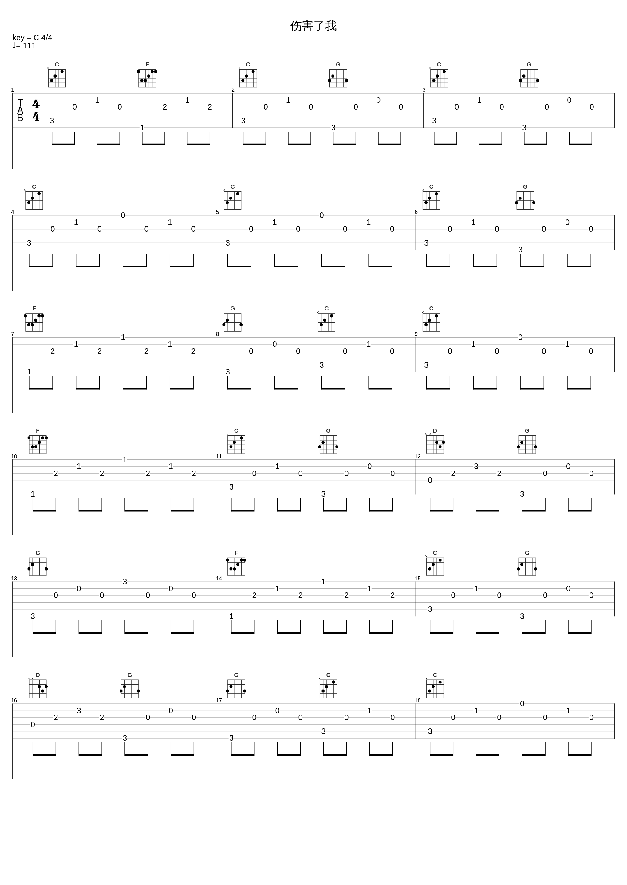 伤害了我_阿宝_1