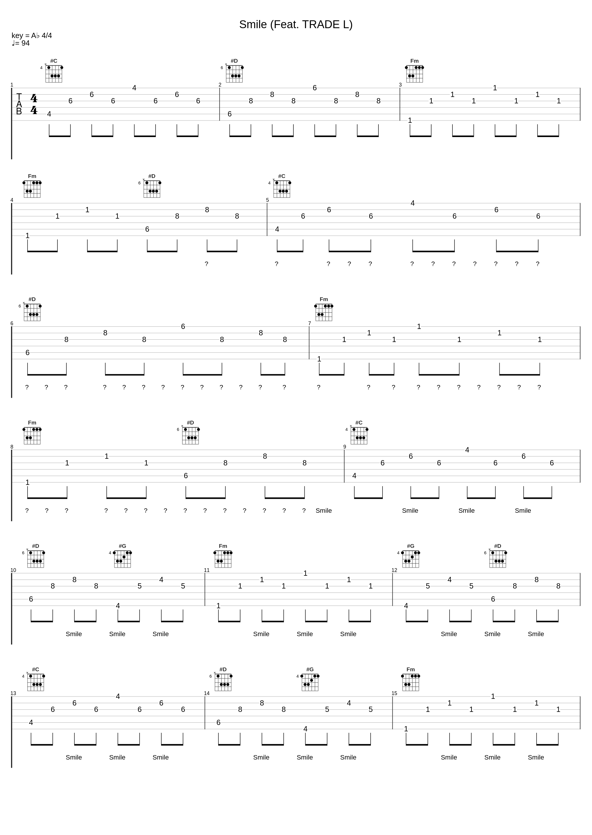 Smile (Feat. TRADE L)_빈야드,TRADE L_1