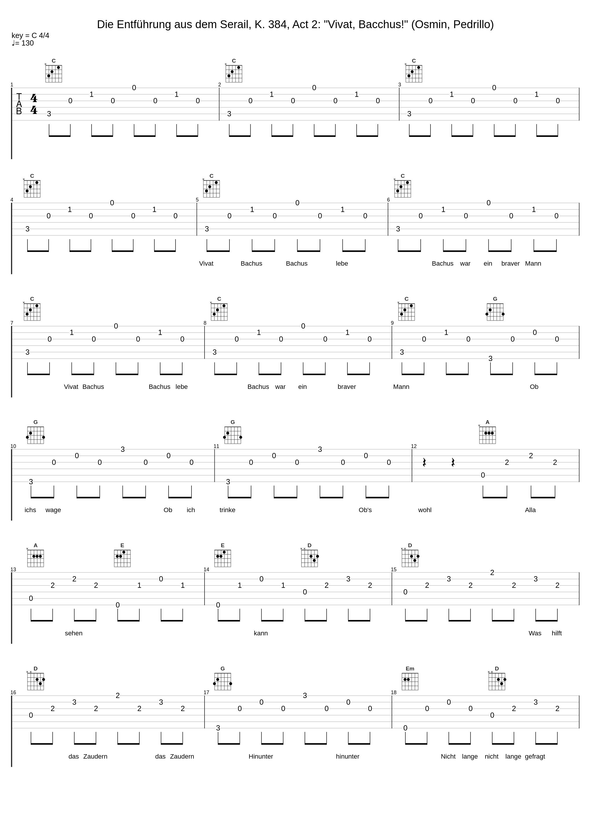 Die Entführung aus dem Serail, K. 384, Act 2: "Vivat, Bacchus!" (Osmin, Pedrillo)_Gottlob Frick,Gerhard Unger,Wiener Philharmoniker,Josef Krips_1