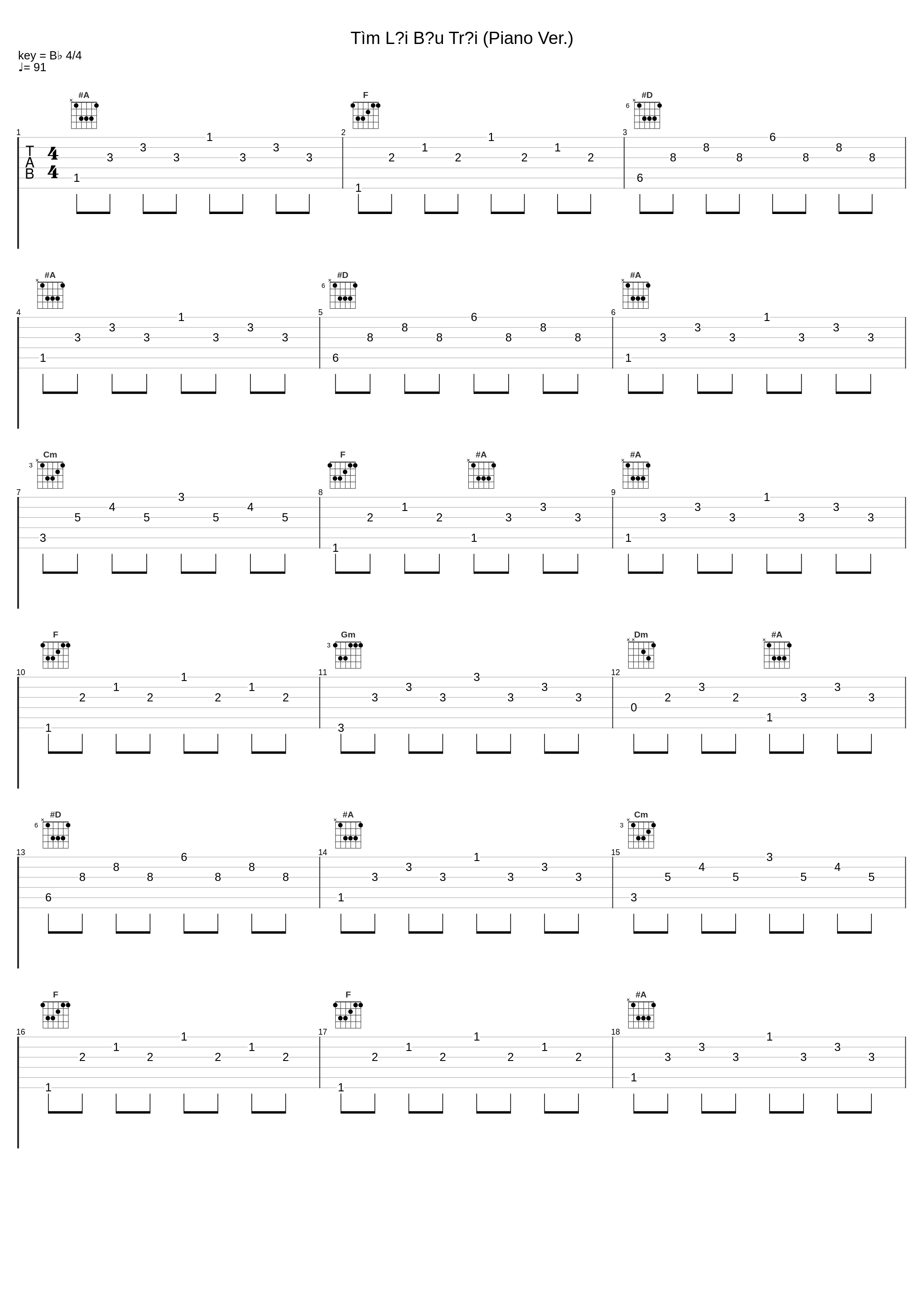 Tìm Lại Bầu Trời (Piano Ver.)_Lương Chấn Nam,Khắc Việt_1