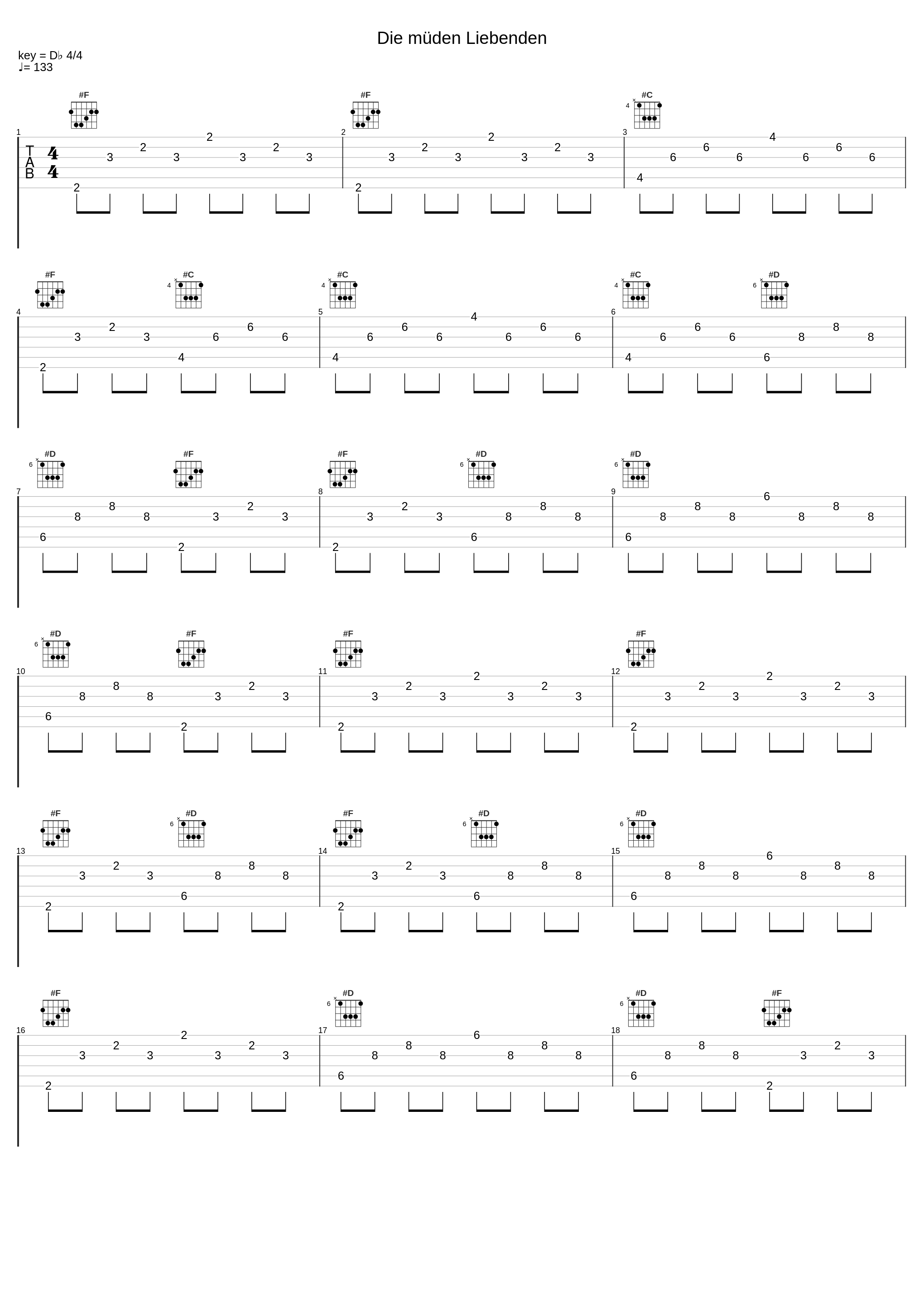 Die müden Liebenden_Bernd Begemann_1