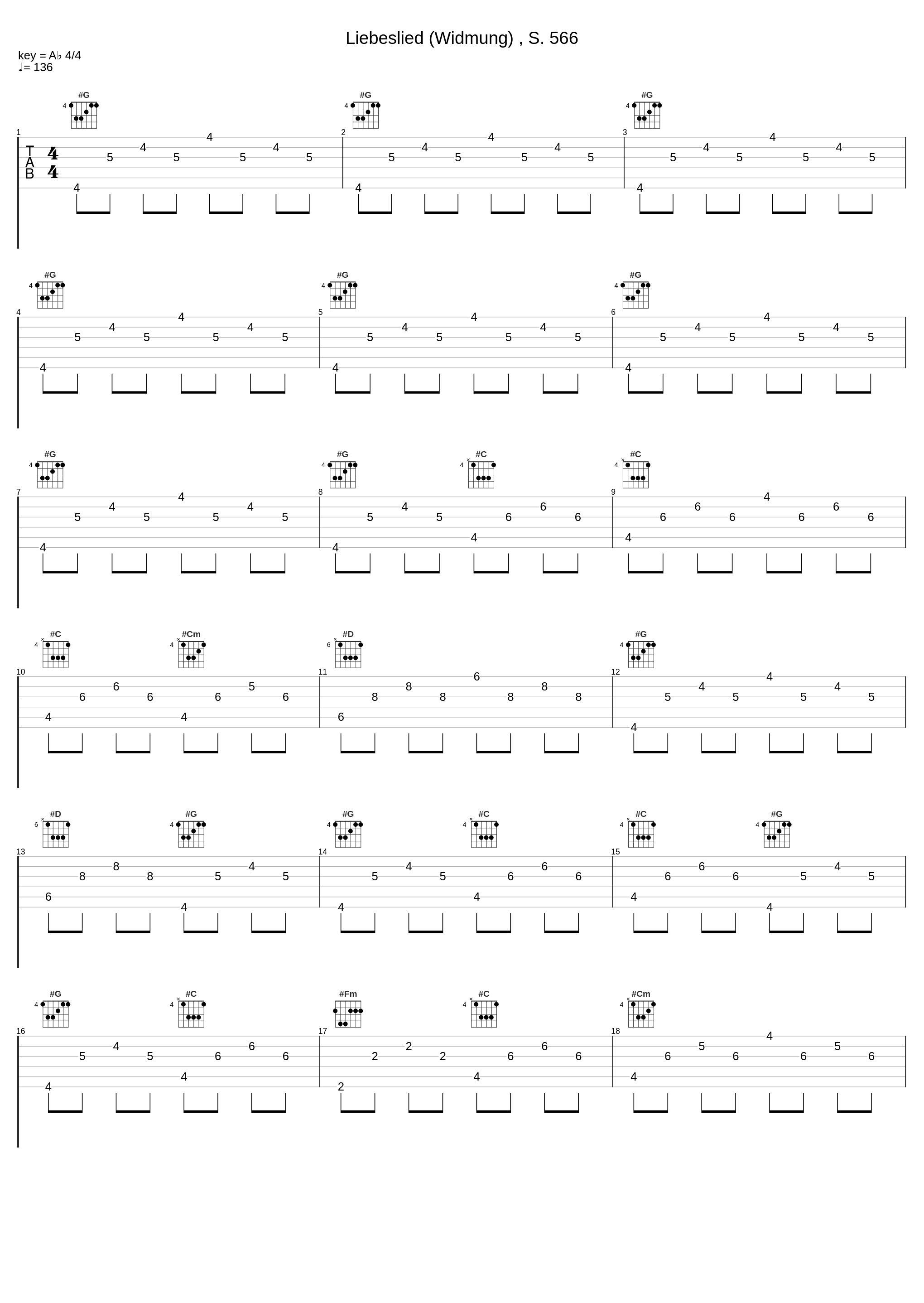 Liebeslied (Widmung) , S. 566_李云迪_1