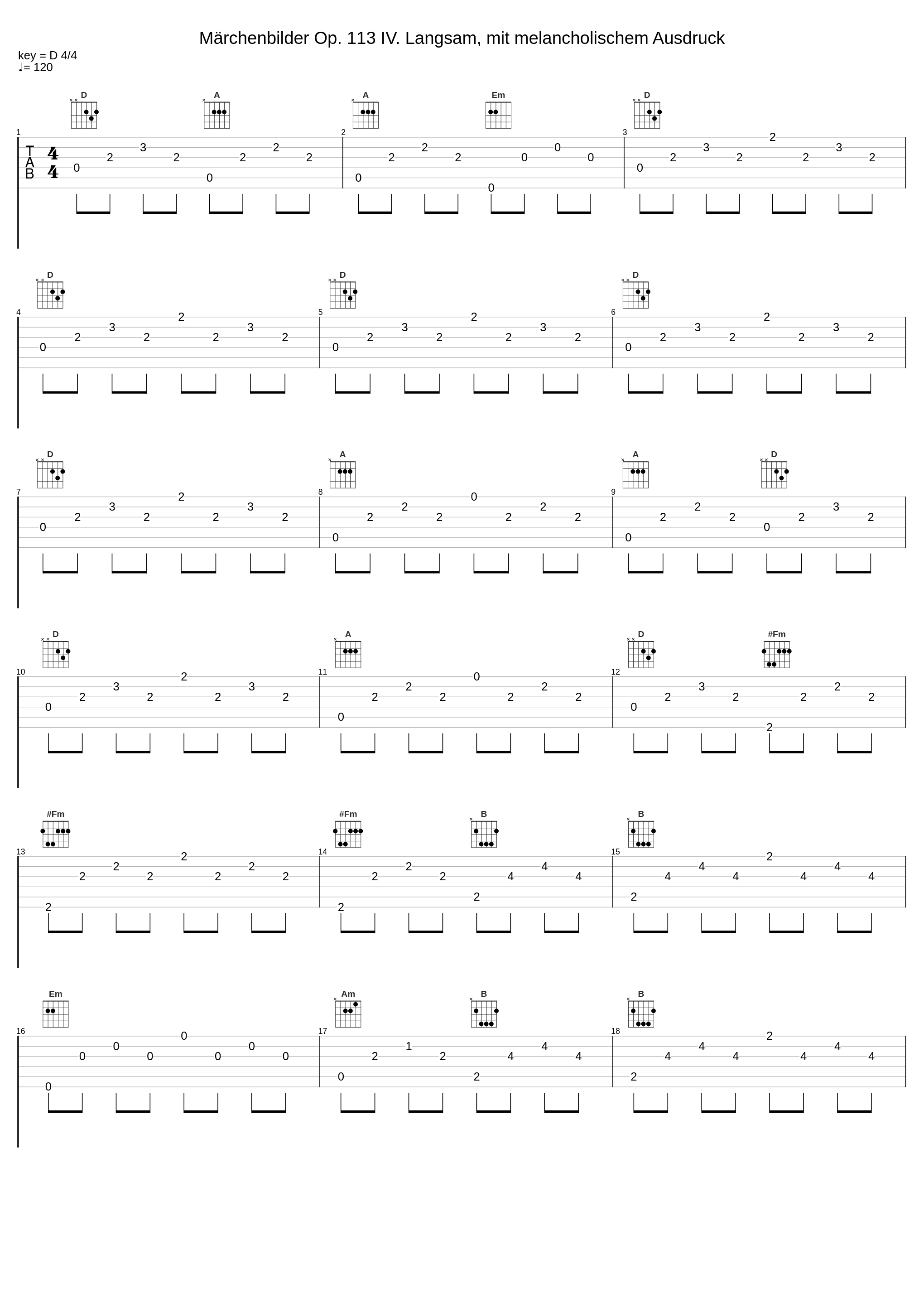Märchenbilder Op. 113 IV. Langsam, mit melancholischem Ausdruck_Nobuko Imai,Robert Schumann_1