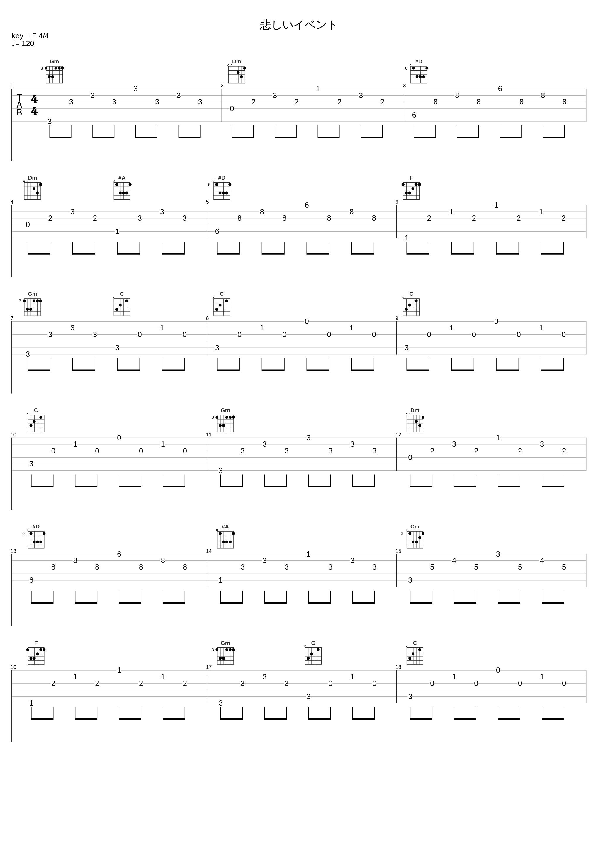 悲しいイベント_Falcom Sound Team J.D.K._1