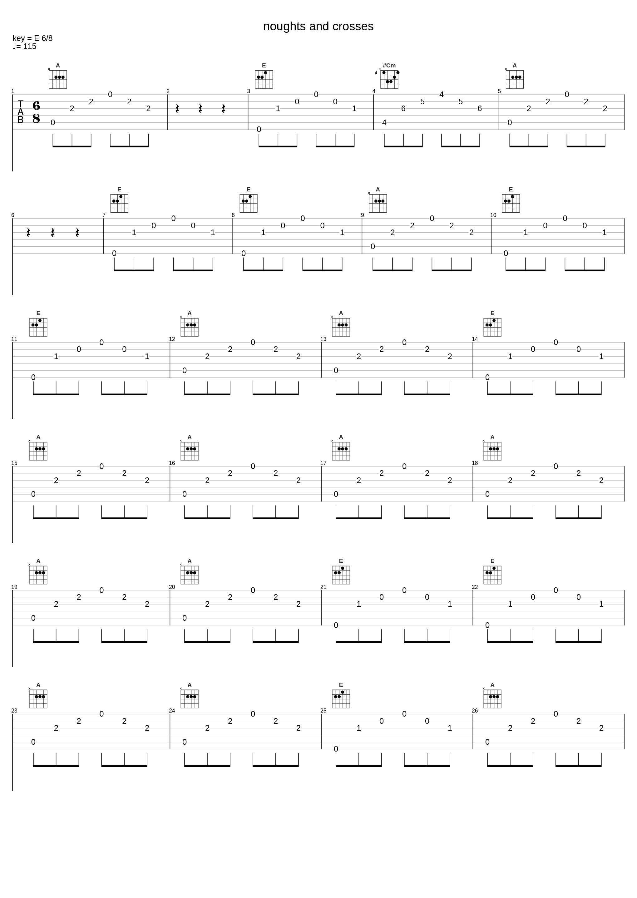 noughts and crosses_Lady Maisery_1