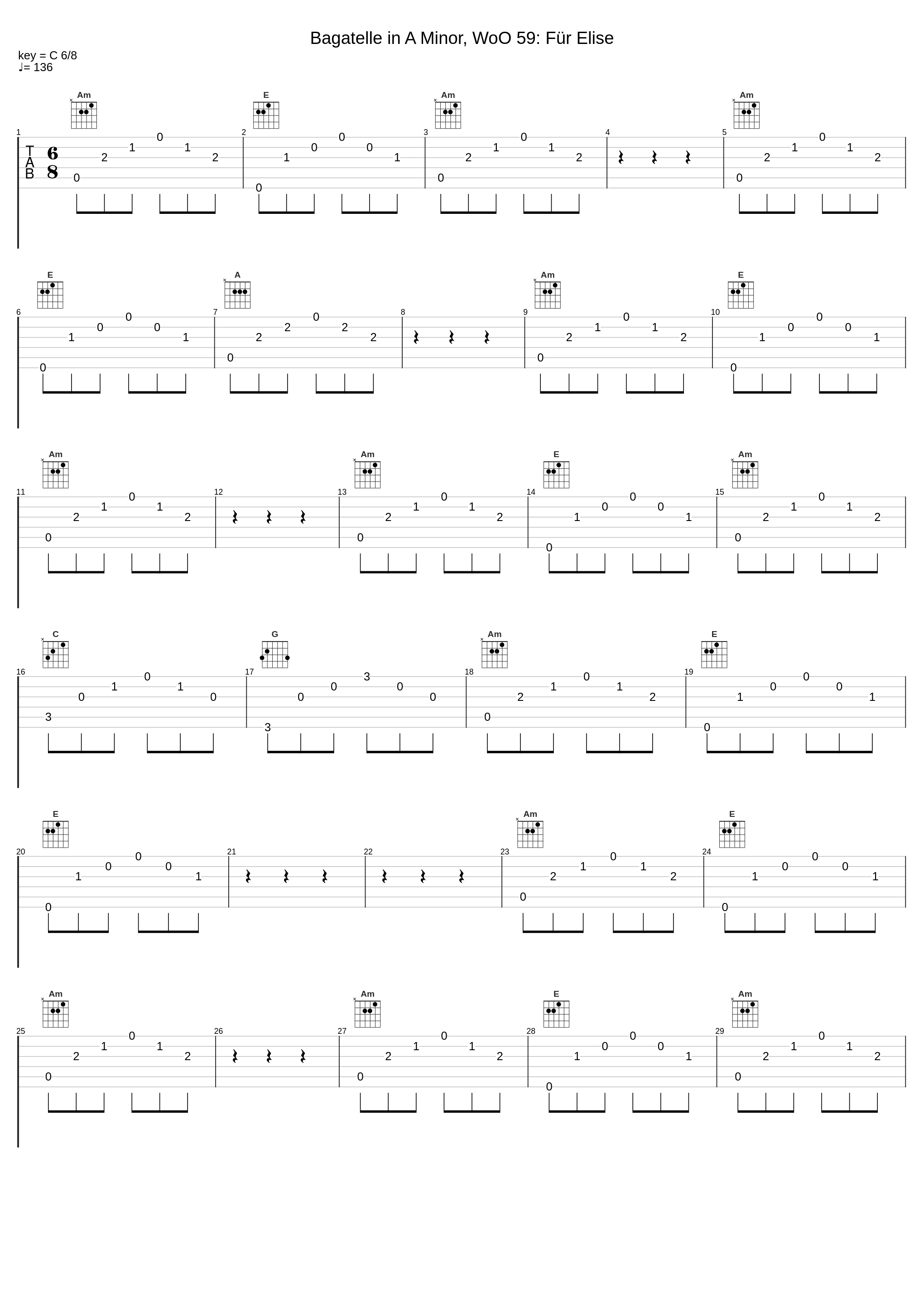 Bagatelle in A Minor, WoO 59: Für Elise_Tad Sisler_1