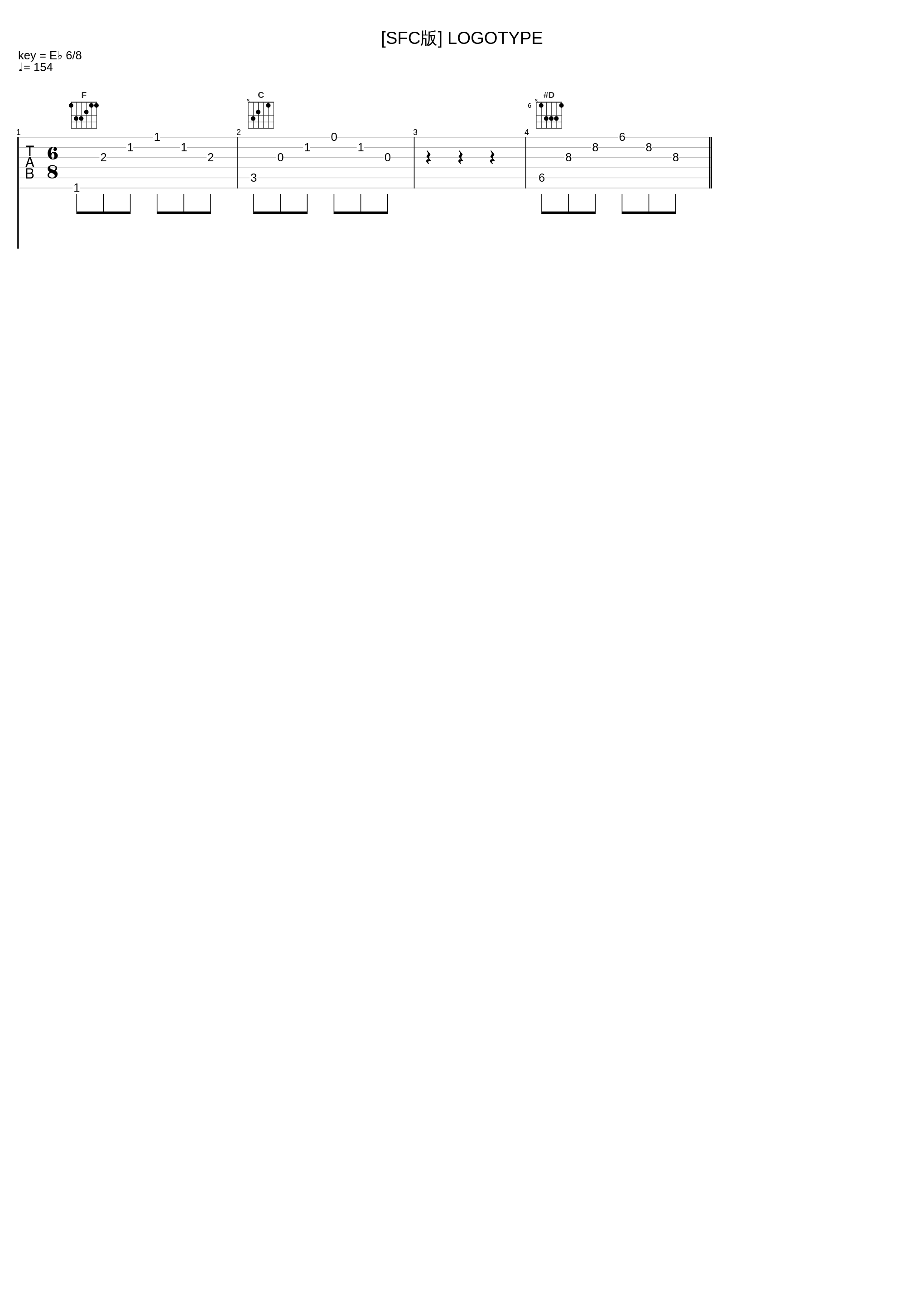 [SFC版] LOGOTYPE_Falcom Sound Team J.D.K._1