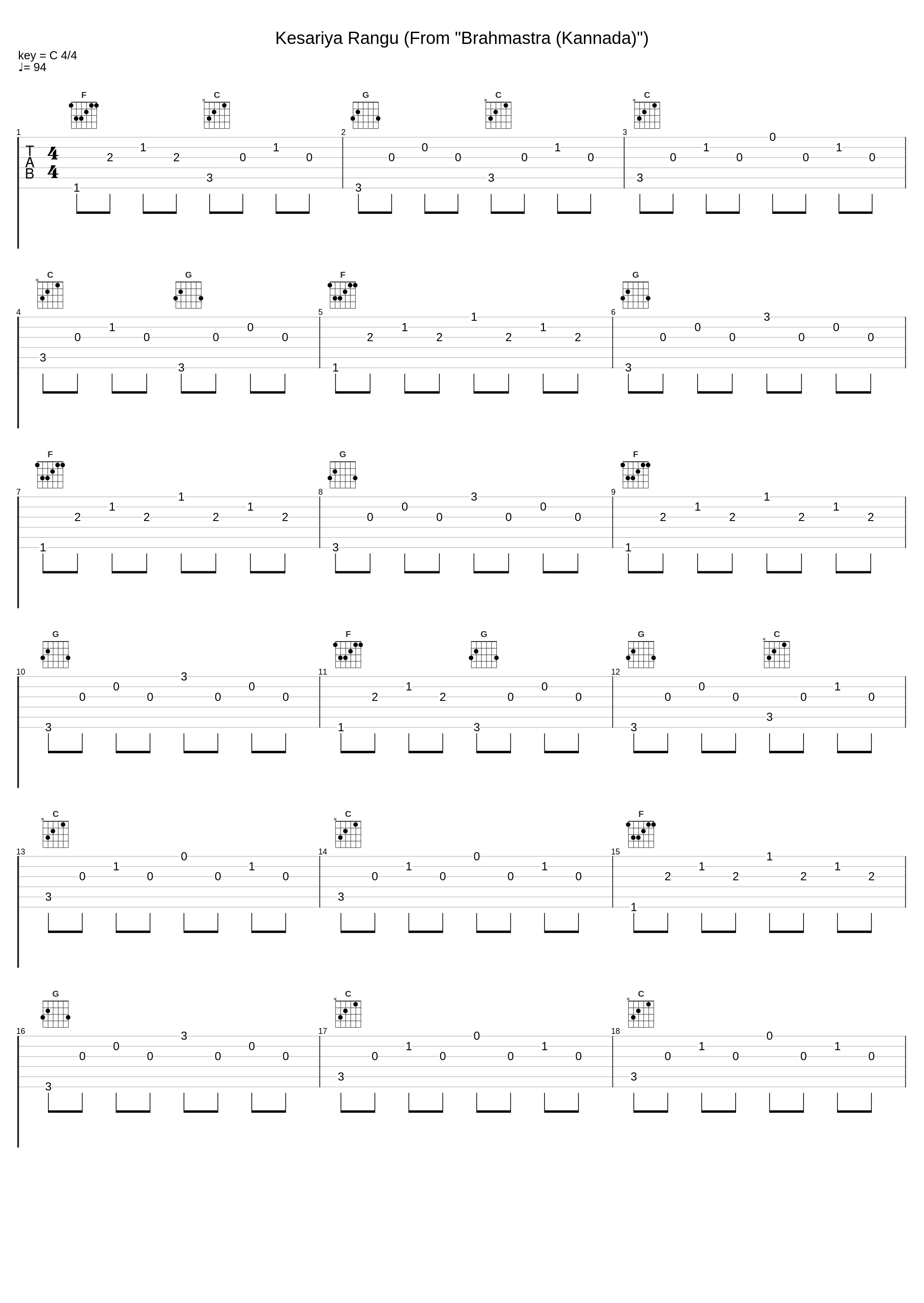 Kesariya Rangu (From "Brahmastra (Kannada)")_Pritam,Sanjith Hegde,Sid Sriram_1