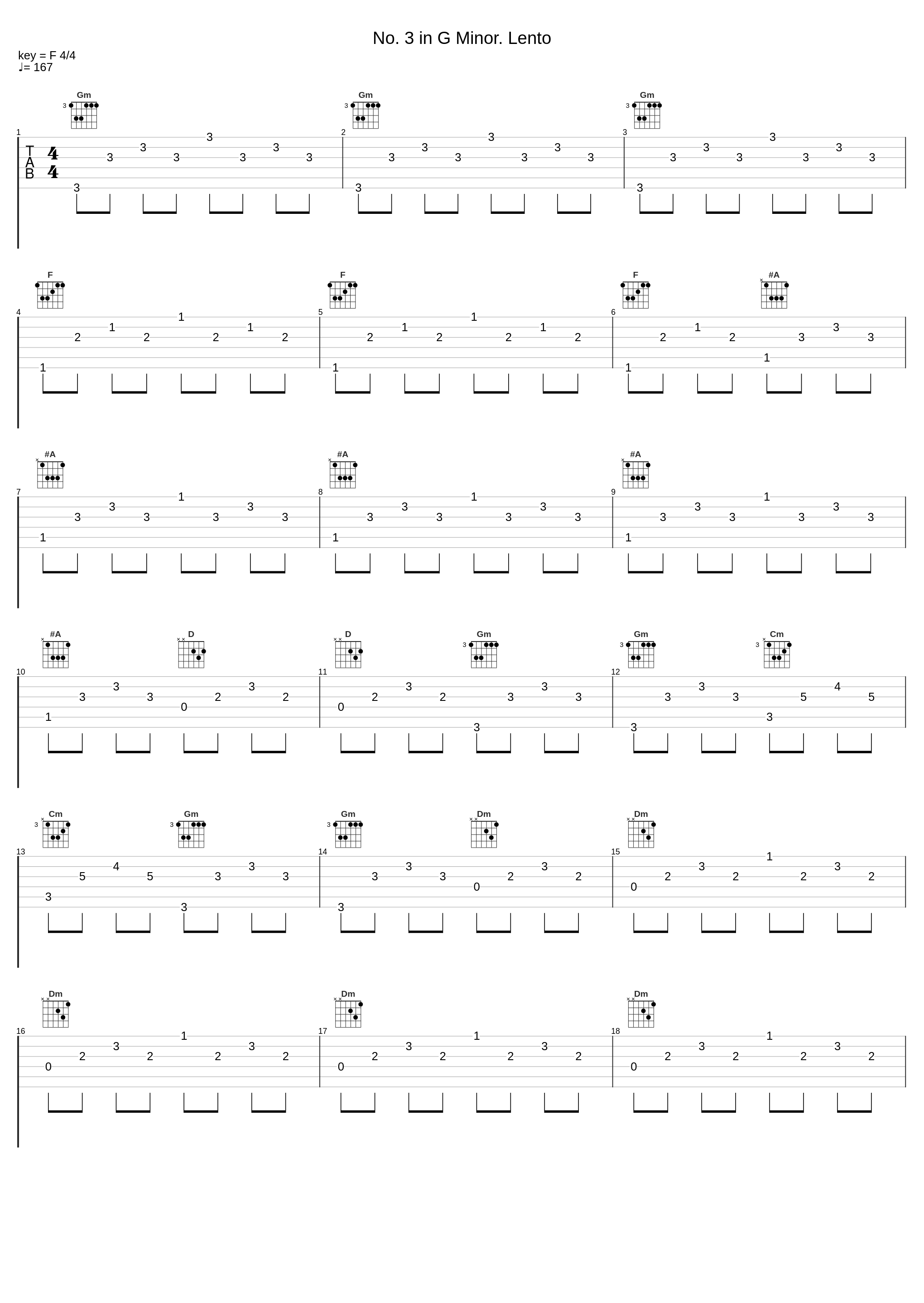 No. 3 in G Minor. Lento_傅聪,Frédéric Chopin_1