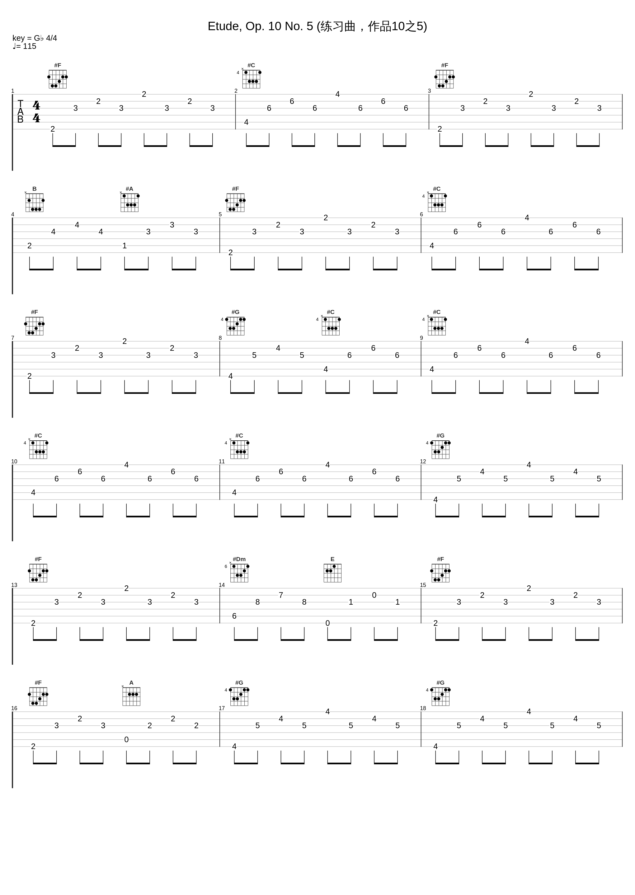 Etude, Op. 10 No. 5 (练习曲，作品10之5)_李云迪_1