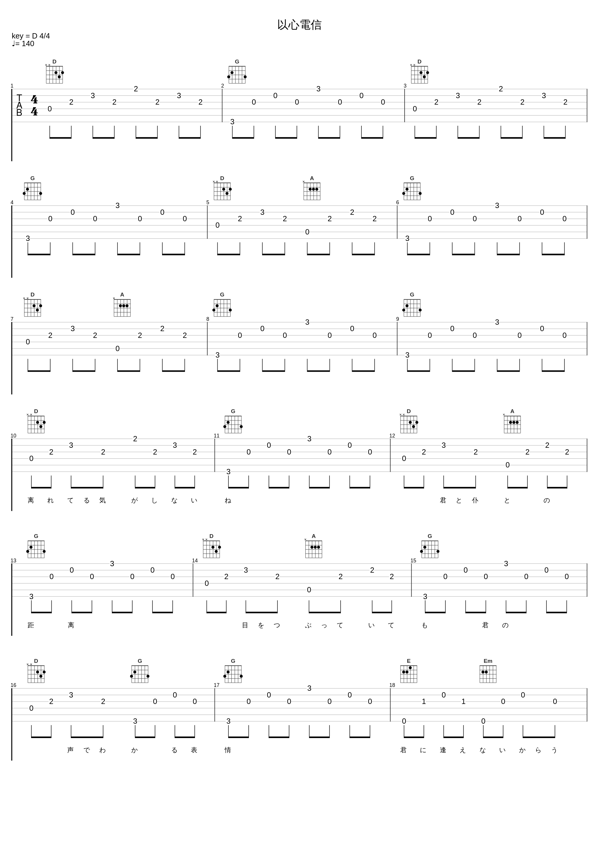 以心電信_ORANGE RANGE_1