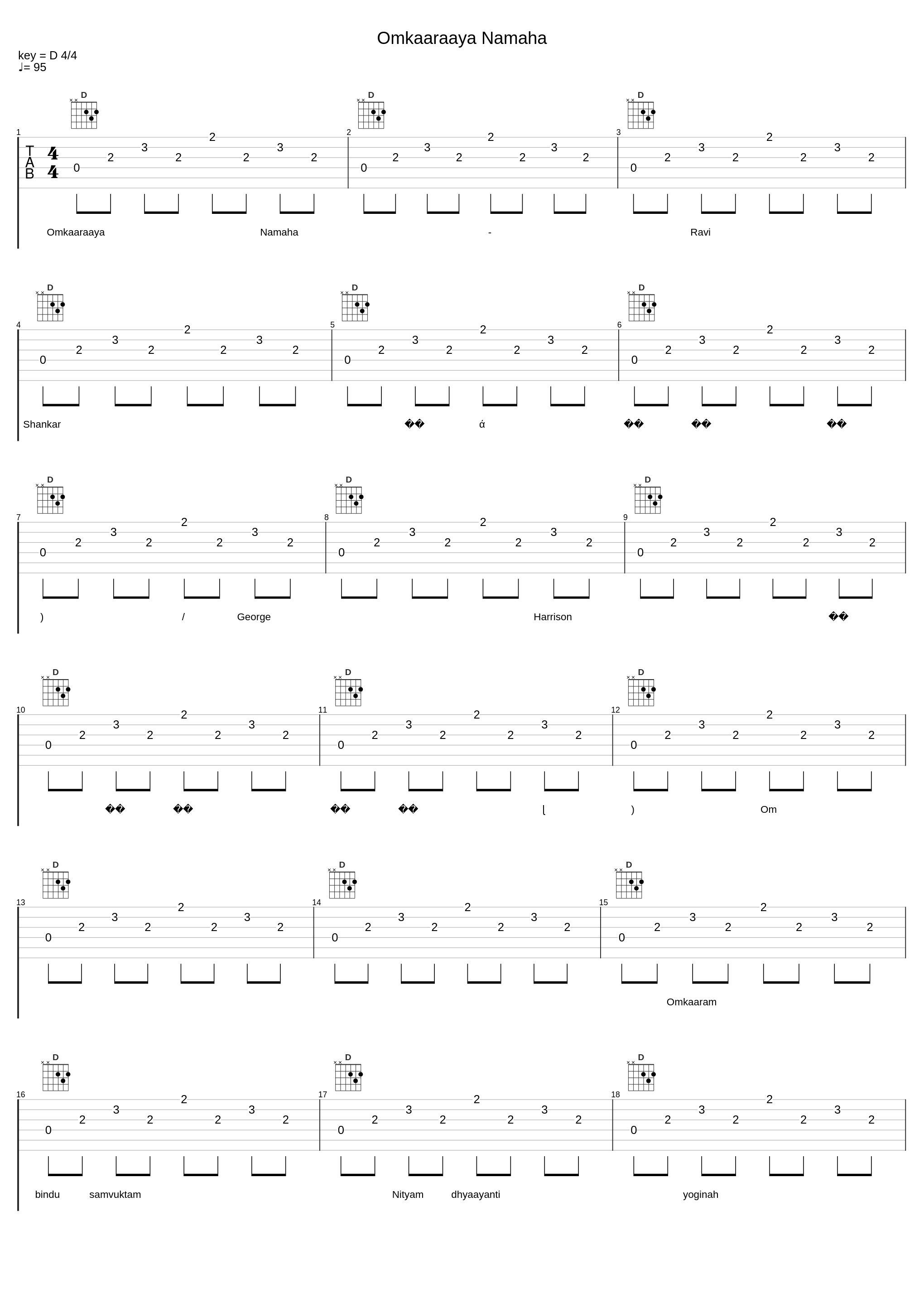 Omkaaraaya Namaha_Ravi Shankar,George Harrison_1