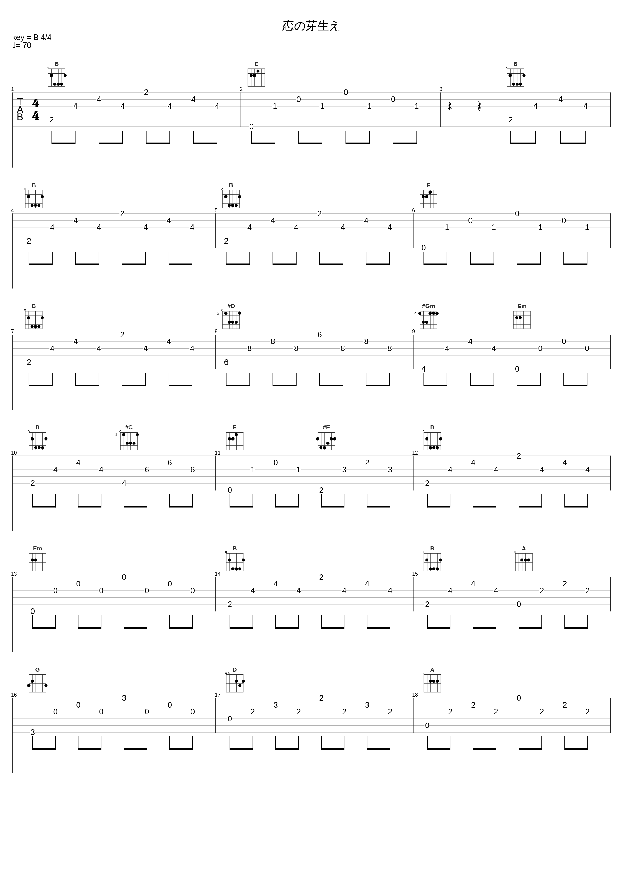 恋の芽生え_Elements Garden_1