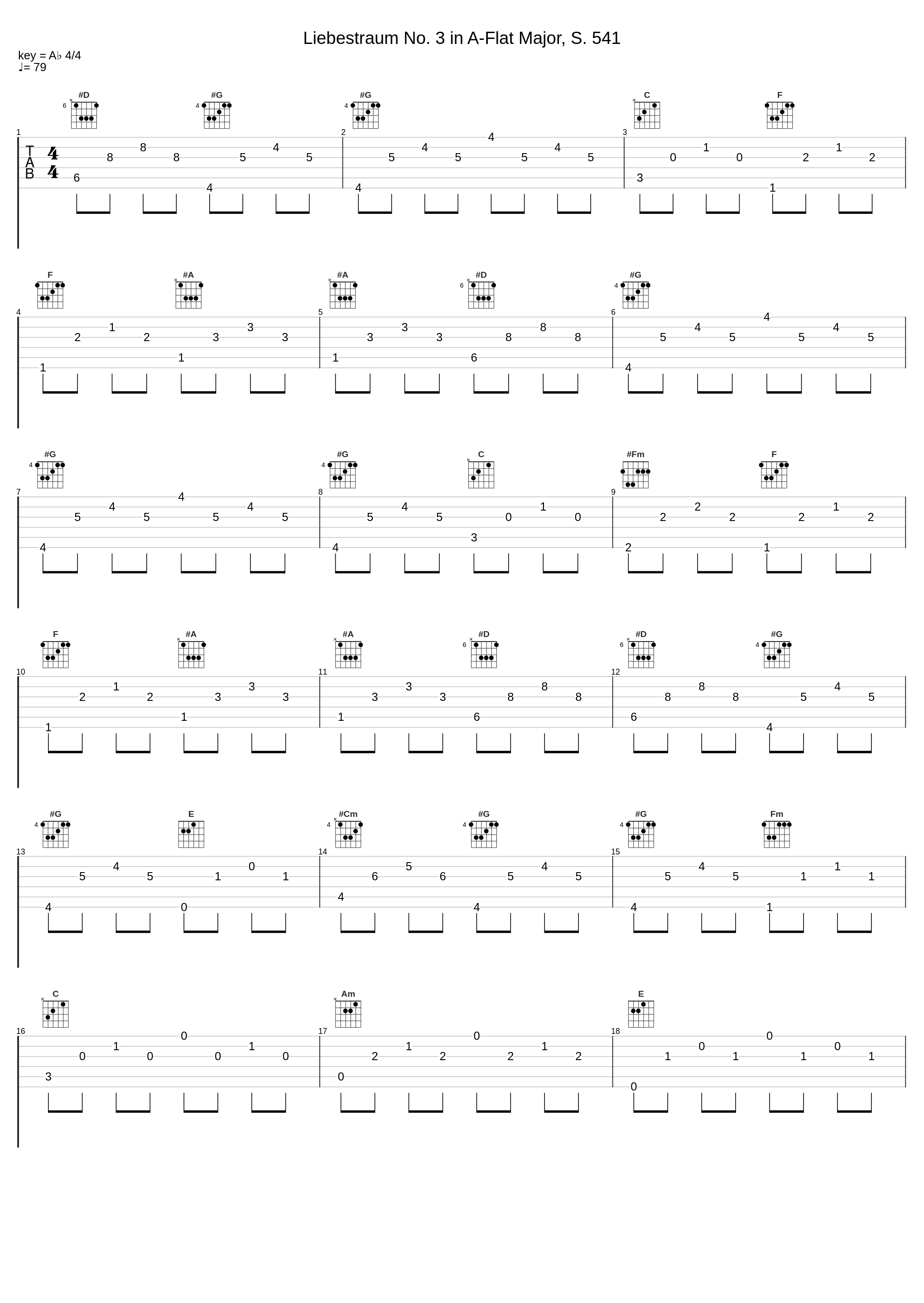 Liebestraum No. 3 in A-Flat Major, S. 541_李云迪_1