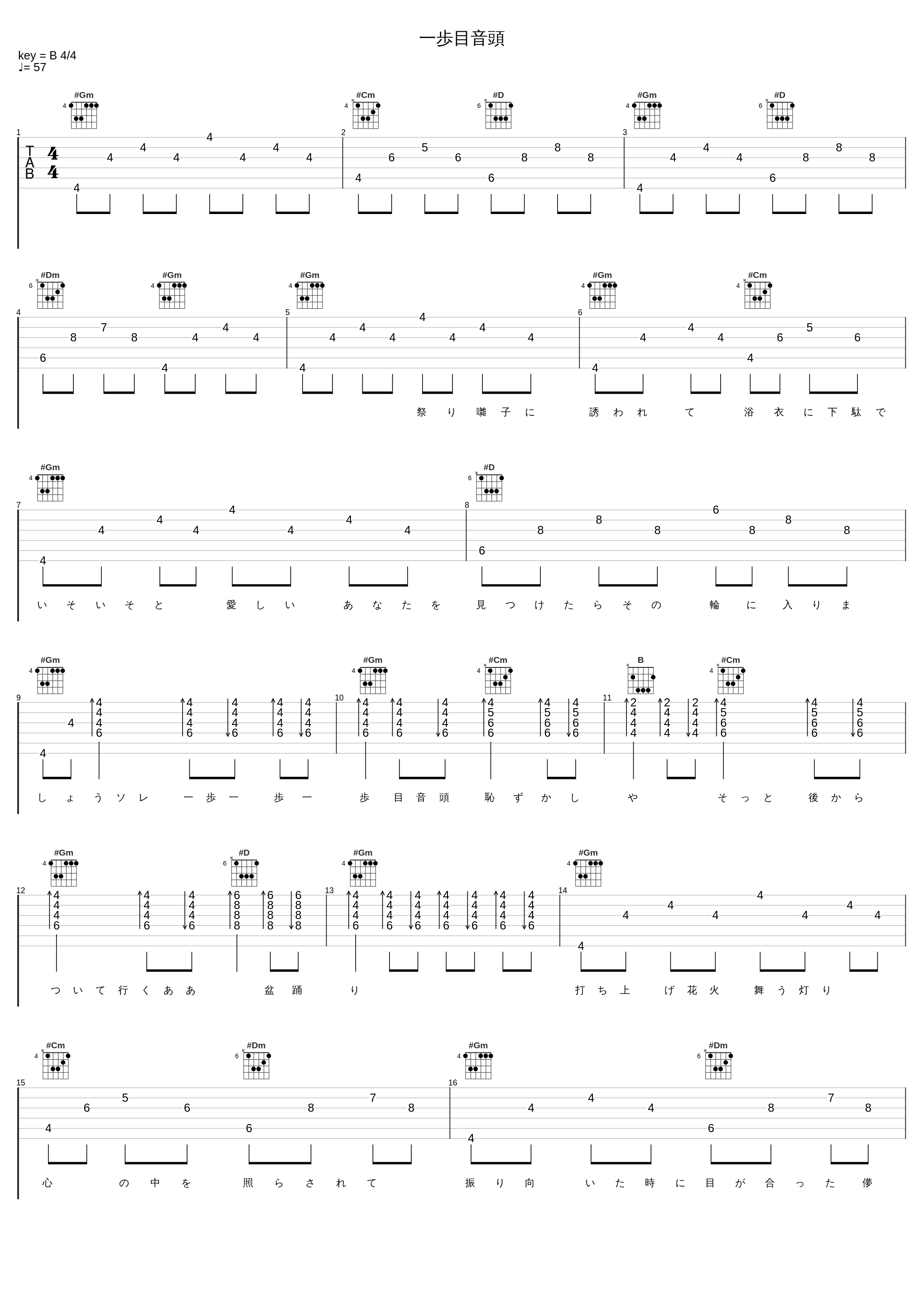 一歩目音頭_AKB48_1