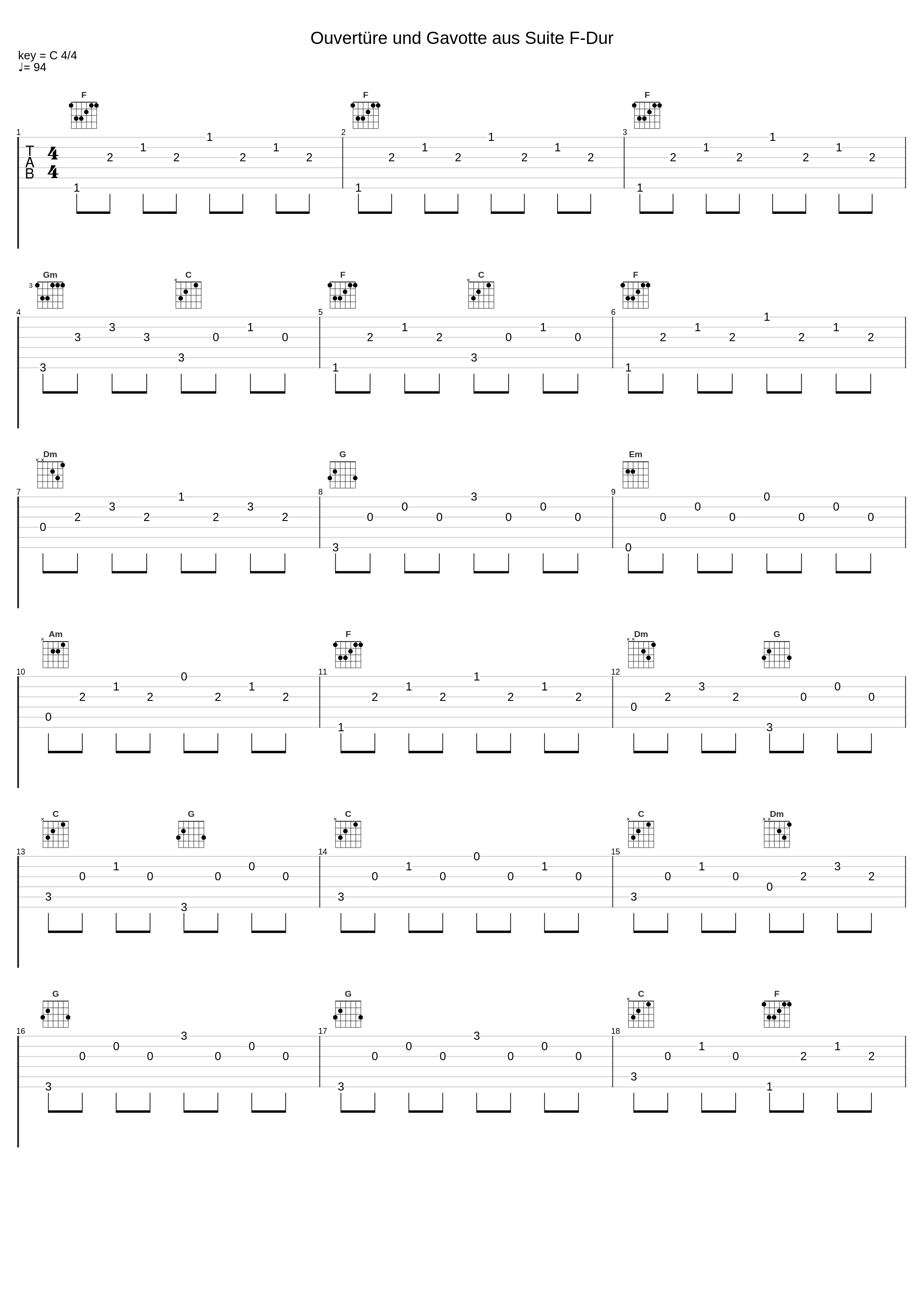 Ouvertüre und Gavotte aus Suite F-Dur_Windsbacher Knabenchor,Georg Philipp Telemann_1