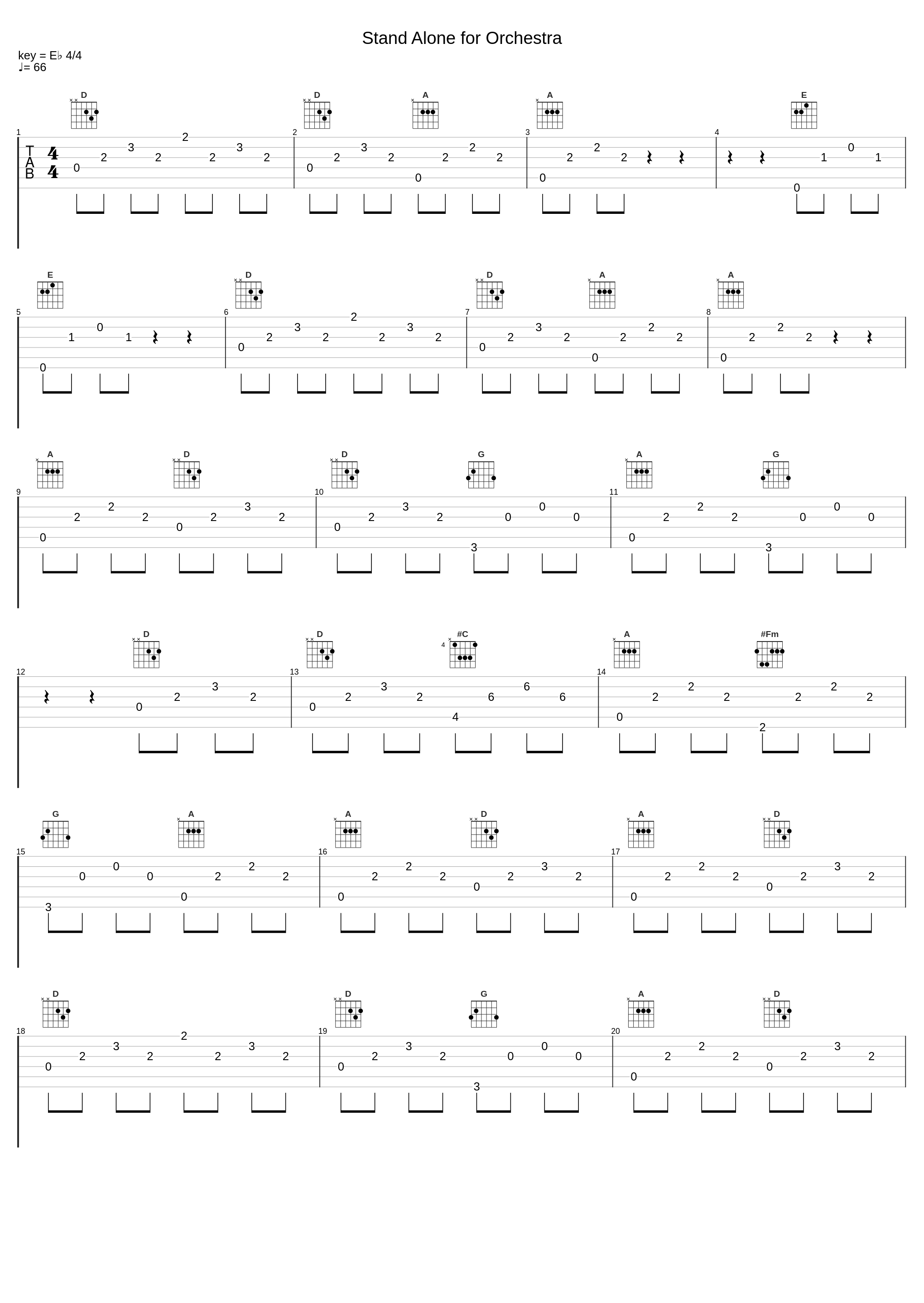 Stand Alone for Orchestra_久石让_1