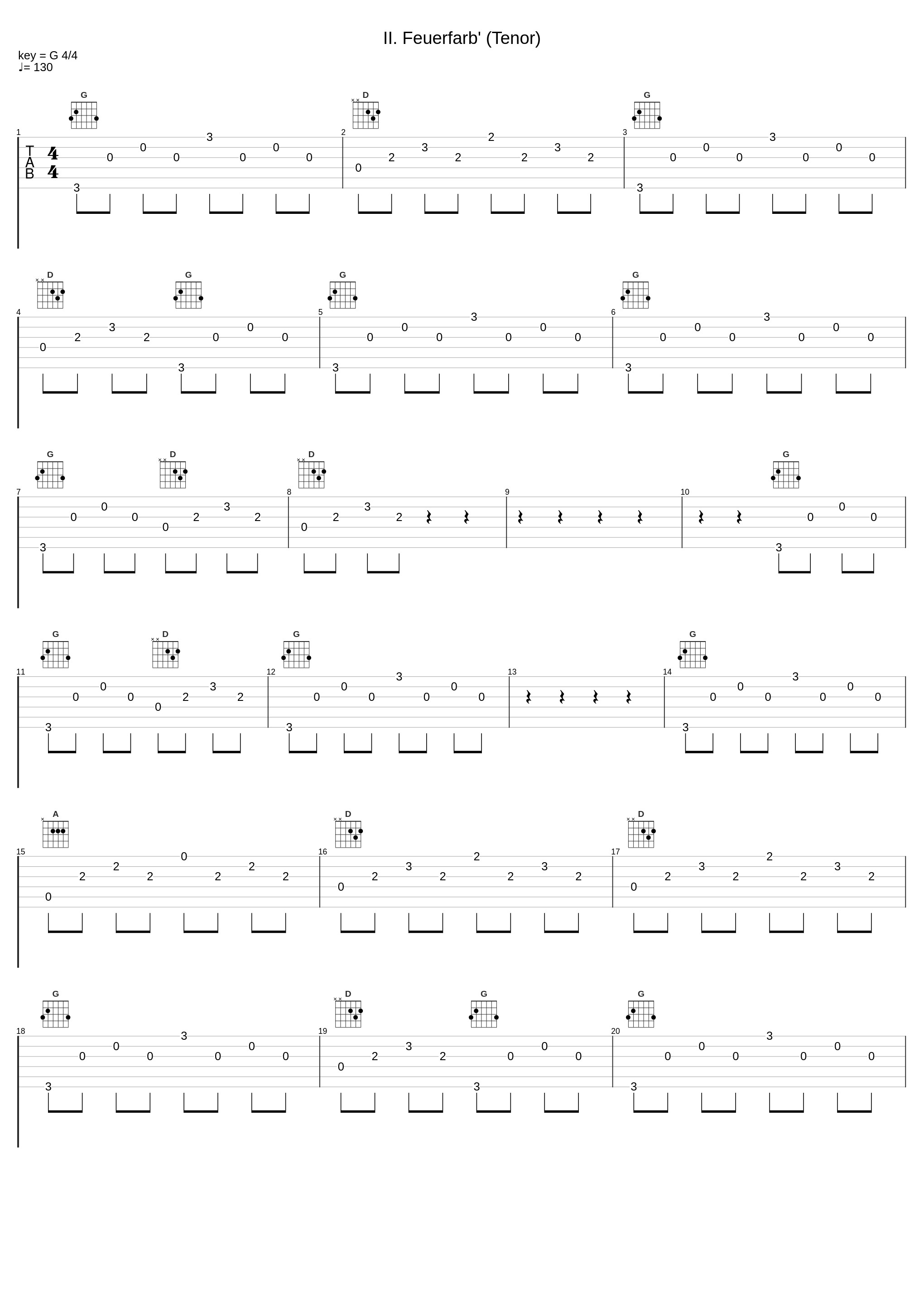 II. Feuerfarb' (Tenor)_Peter Schreier,Walter Olbertz_1