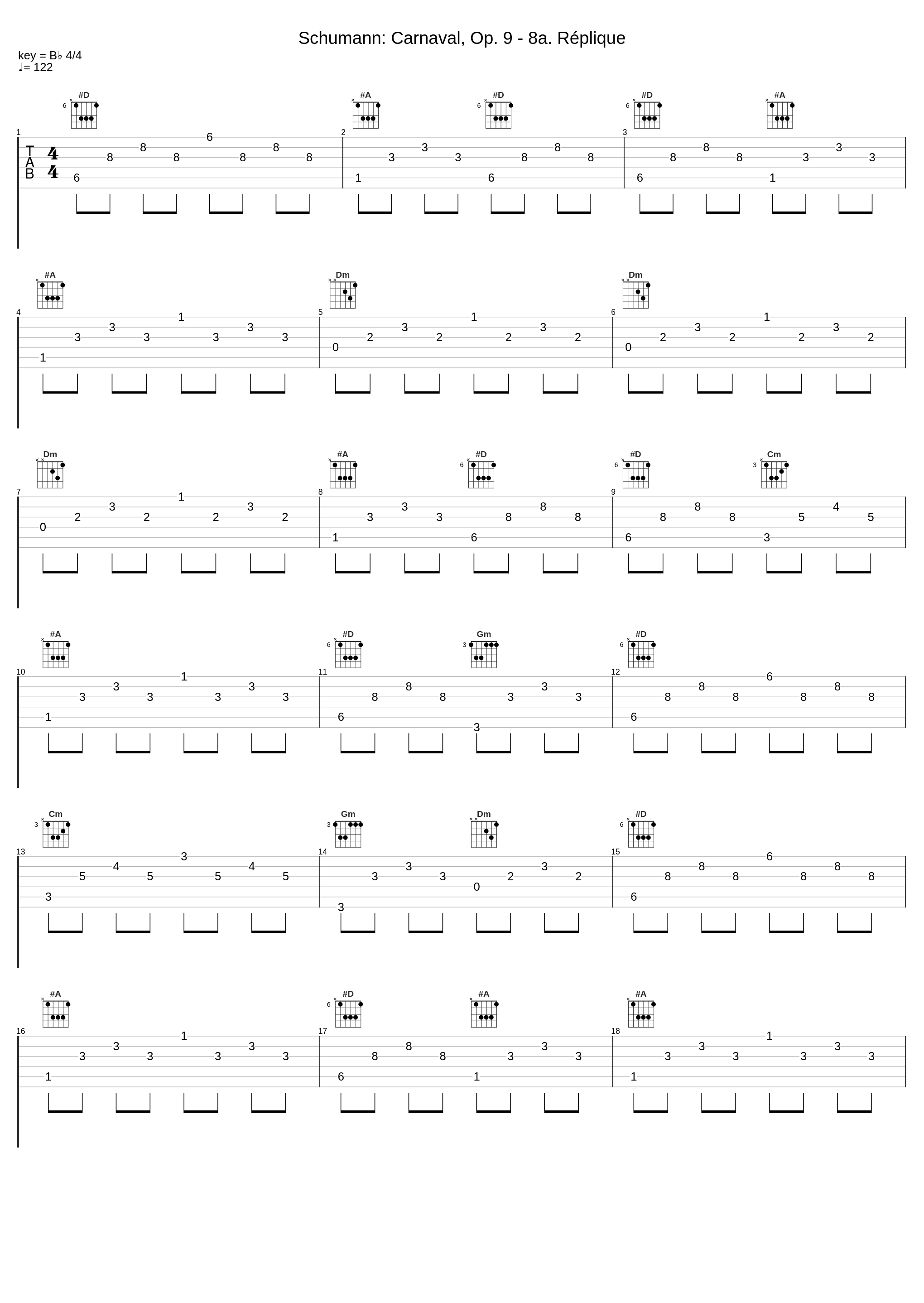 Schumann: Carnaval, Op. 9 - 8a. Réplique_內田光子_1