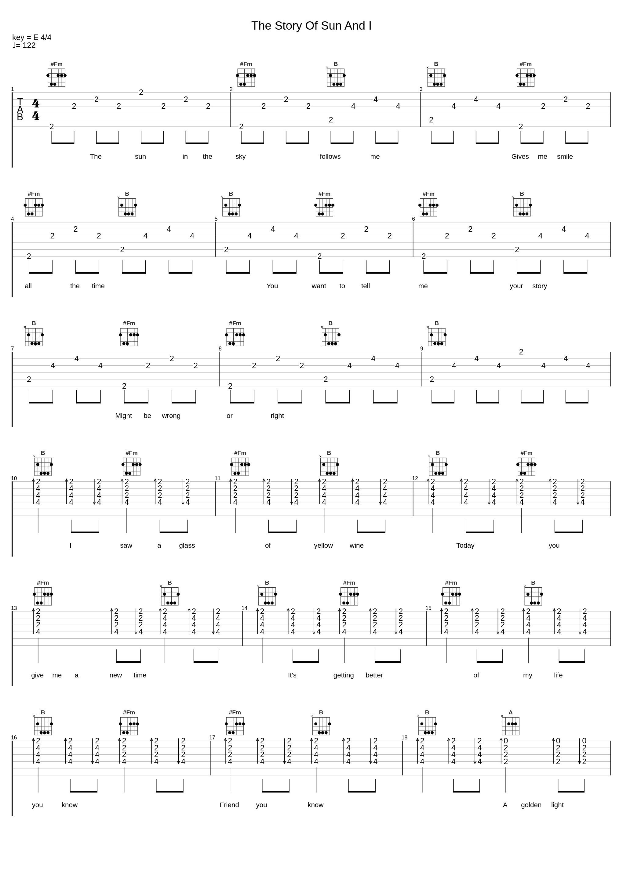 The Story Of Sun And I_旅行团乐队_1