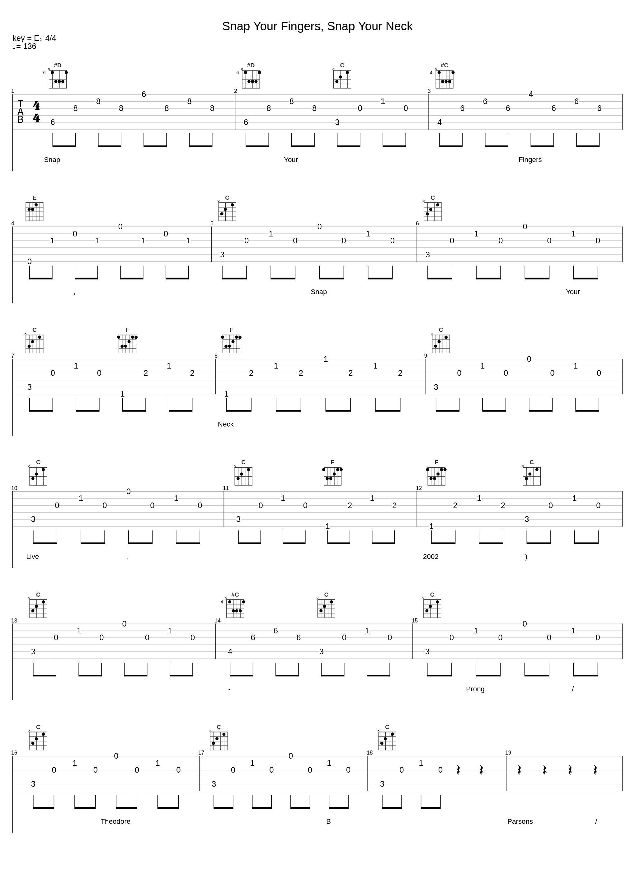 Snap Your Fingers, Snap Your Neck_Prong,Theodore B Parsons,Thomas Michael Victor_1