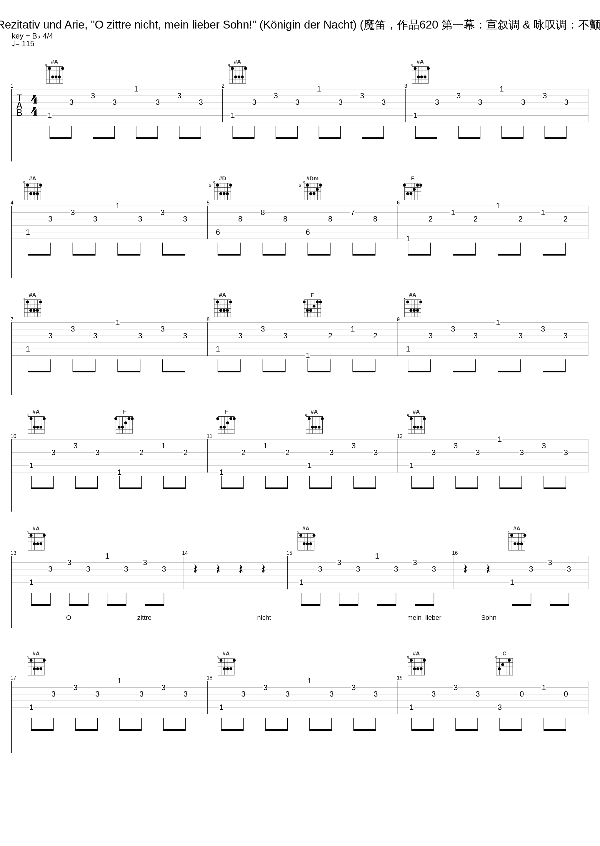 Die Zauberflöte, K. 620, Act 1 Scene 6: No. 4, Rezitativ und Arie, "O zittre nicht, mein lieber Sohn!" (Königin der Nacht) (魔笛，作品620 第一幕：宣叙调 & 咏叹调：不颤抖，我亲爱的儿子) (2000 Remastered Version)_Lucia Popp,Philharmonia Orchestra,Otto Klemperer_1