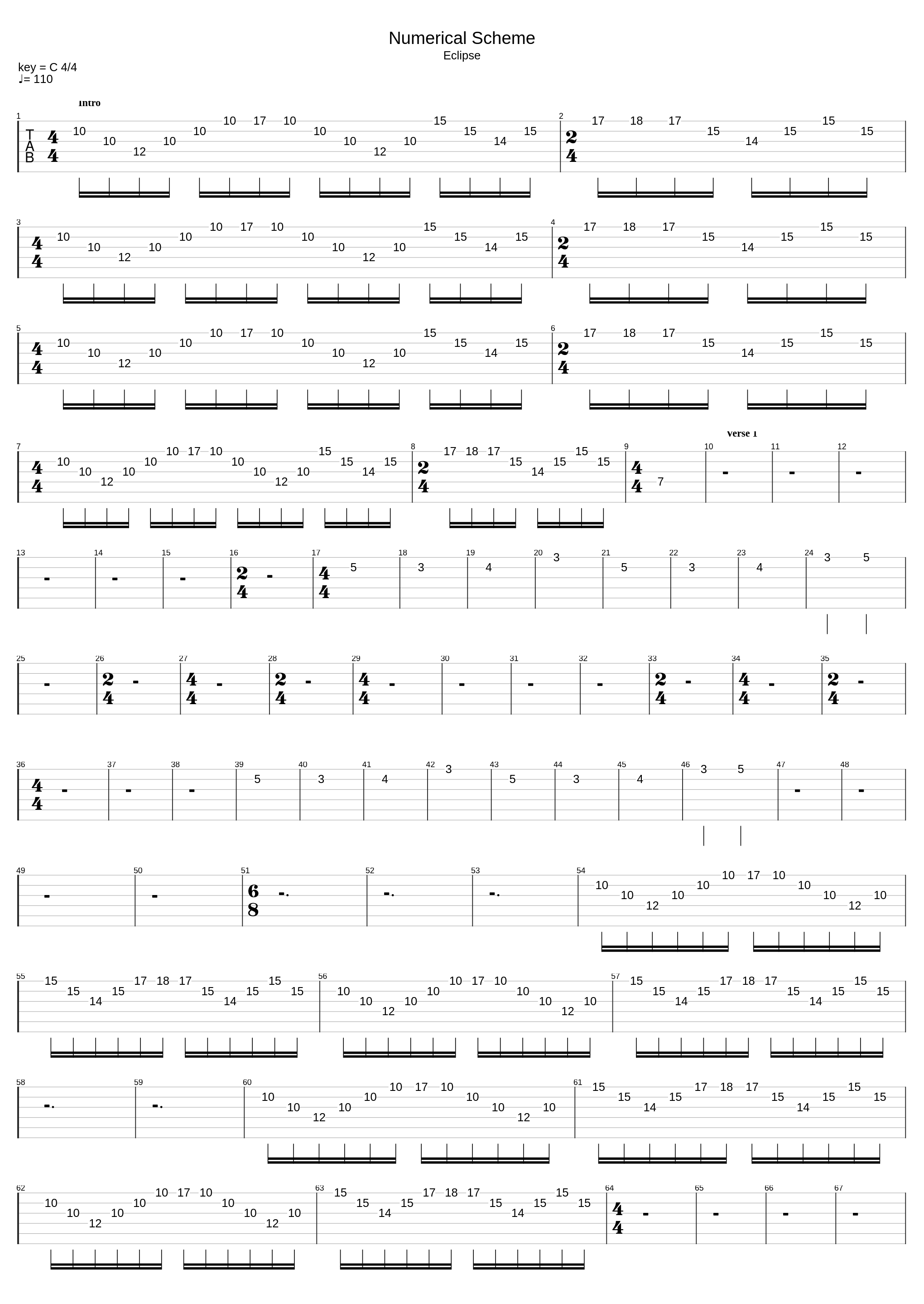 Numerical Scheme_Veil Of Maya_1