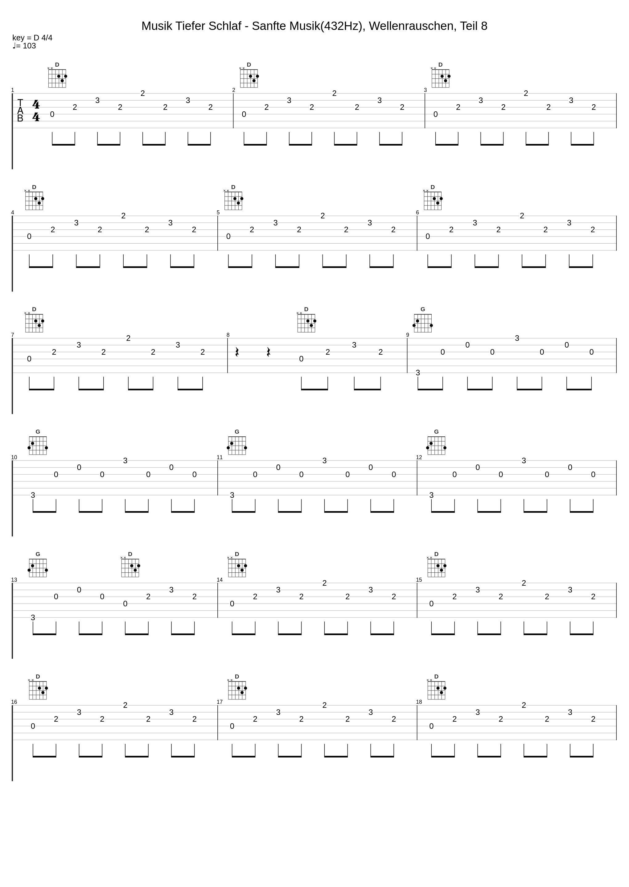 Musik Tiefer Schlaf - Sanfte Musik(432Hz), Wellenrauschen, Teil 8_Torsten Abrolat,Max Entspannung,SyncSouls_1