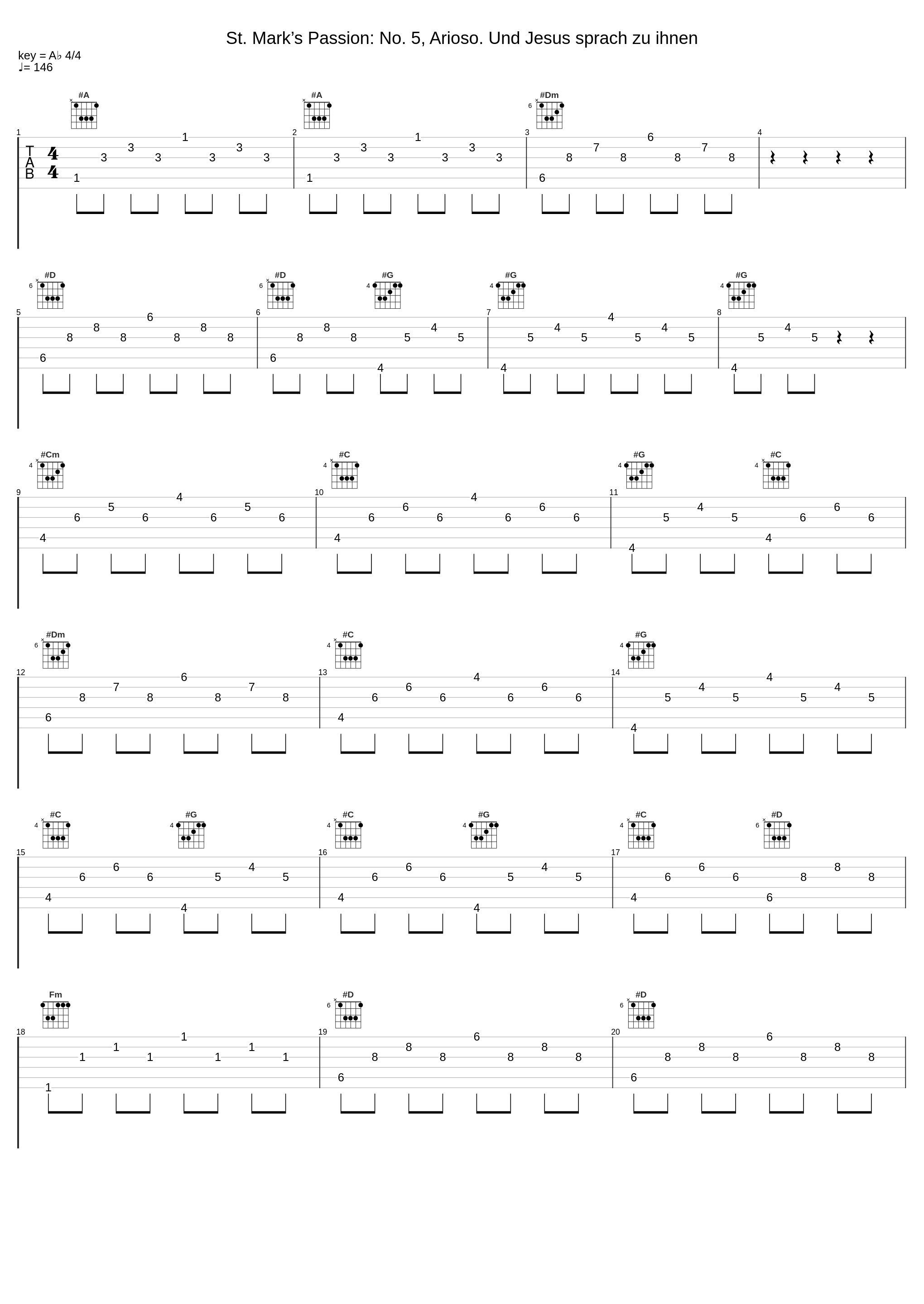 St. Mark’s Passion: No. 5, Arioso. Und Jesus sprach zu ihnen_Georg Poplutz,Markus Flaig,Carsten Krüger,Das kleine Konzert,Hermann Max_1