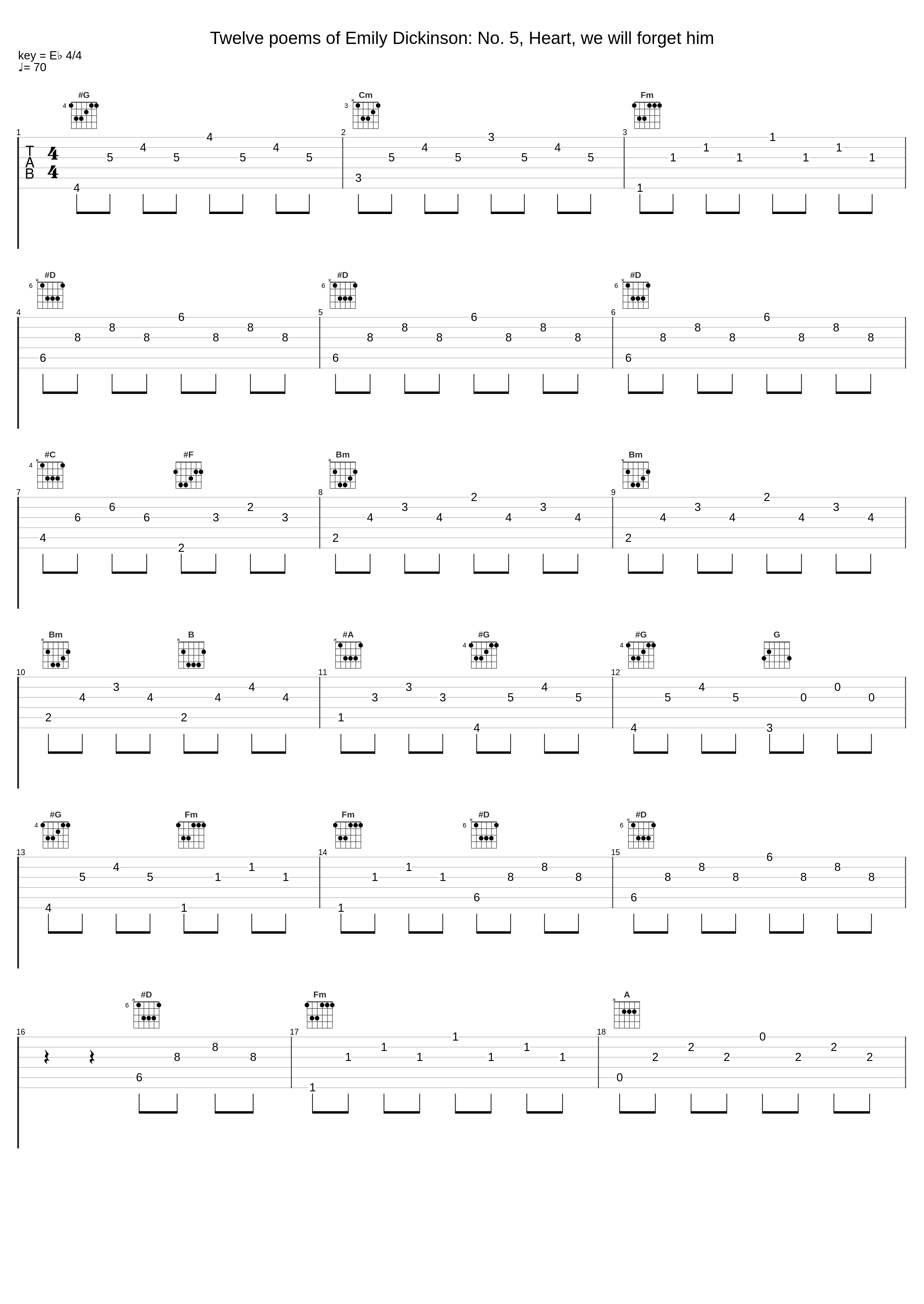 Twelve poems of Emily Dickinson: No. 5, Heart, we will forget him_Carolina Meneses João,Petra Ruth Alexandry,Aaron Copland_1