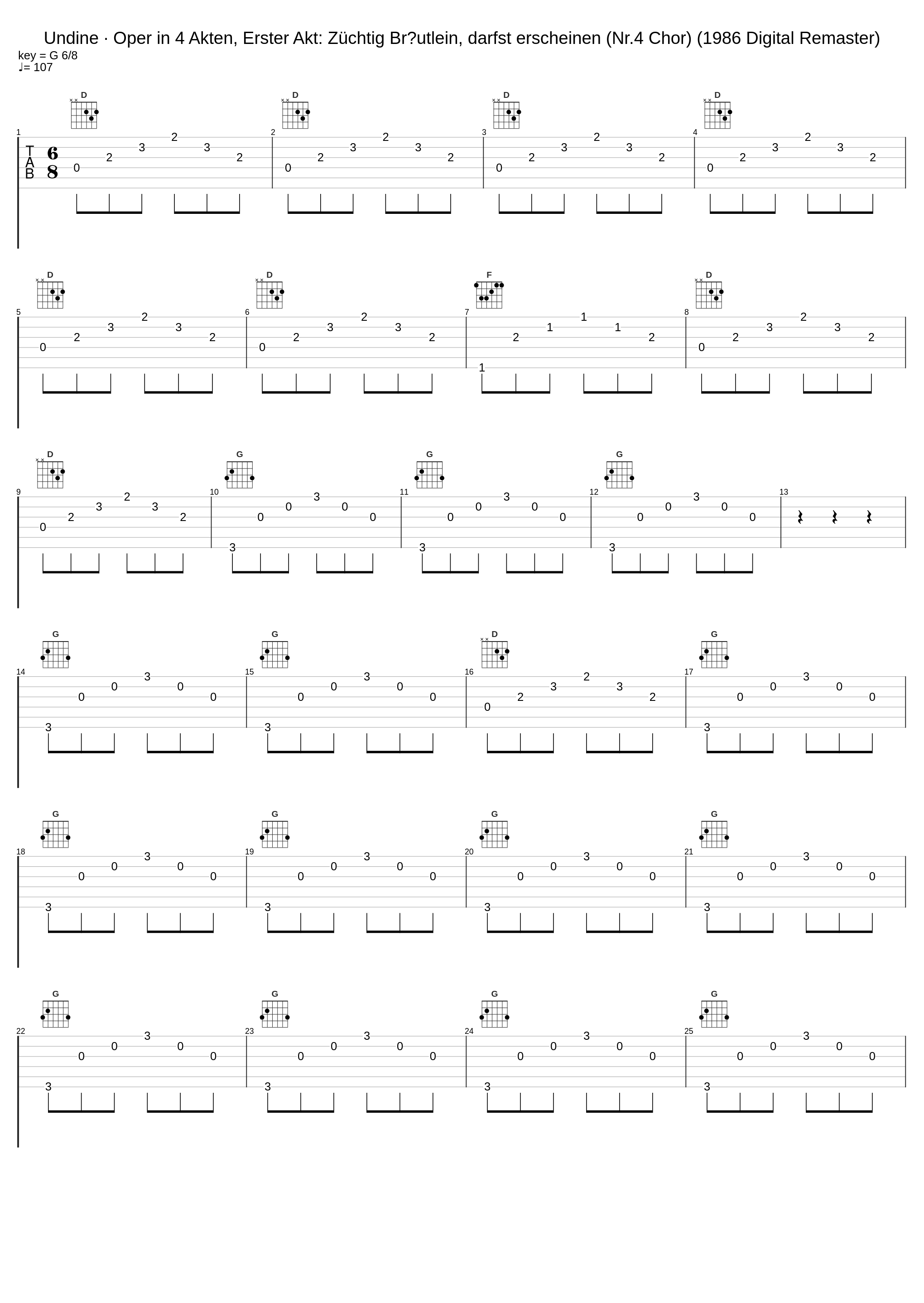 Undine · Oper in 4 Akten, Erster Akt: Züchtig Bräutlein, darfst erscheinen (Nr.4 Chor) (1986 Digital Remaster)_Anneliese Rothenberger,Nicolai Gedda,Ruth-Margret Putz,Hermann Prey_1