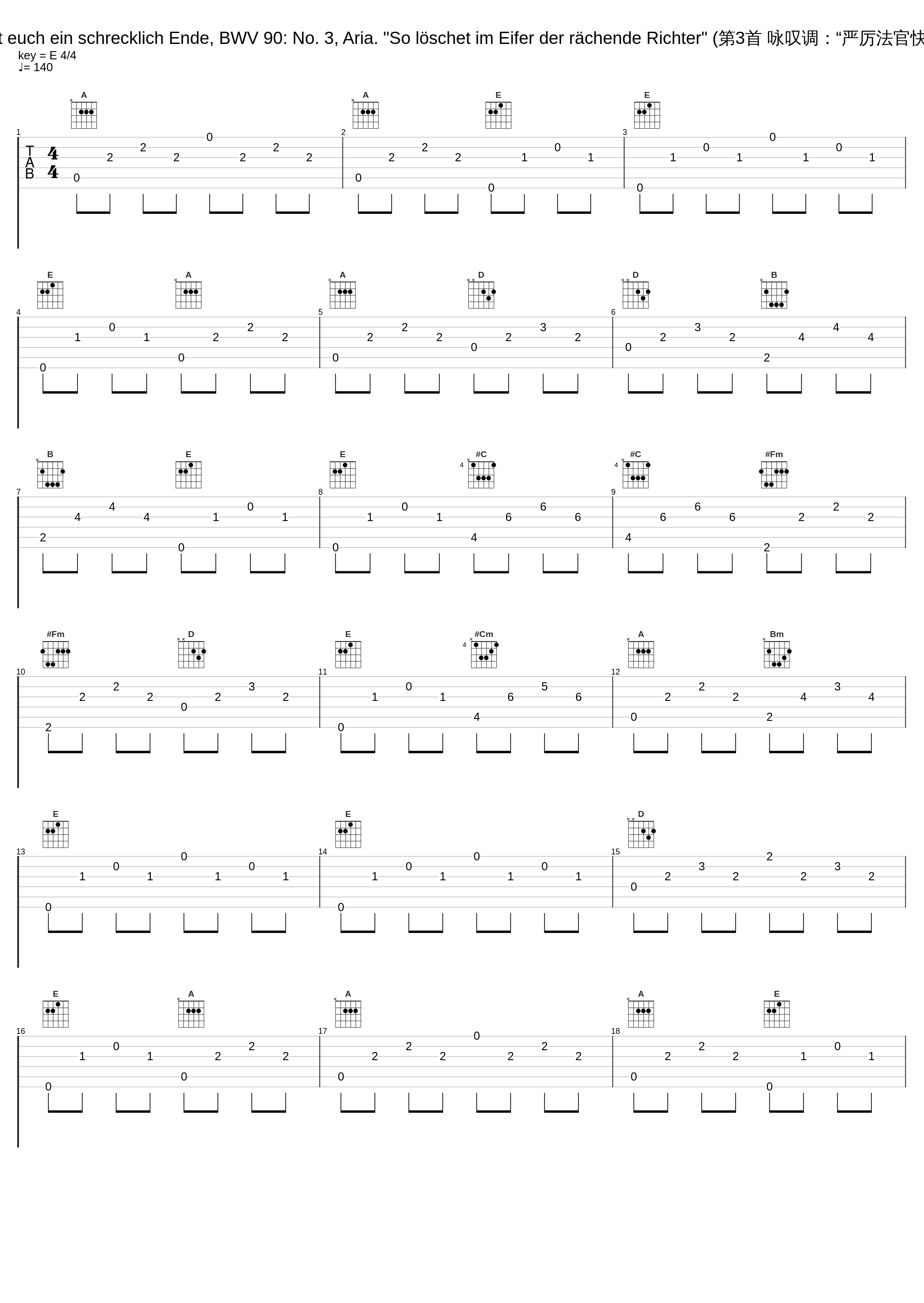 Es reißet euch ein schrecklich Ende, BWV 90: No. 3, Aria. "So löschet im Eifer der rächende Richter" (第3首 咏叹调：“严厉法官快要执法”)_Gustav Leonhardt,Leonhardt-Consort,Max van Egmond_1