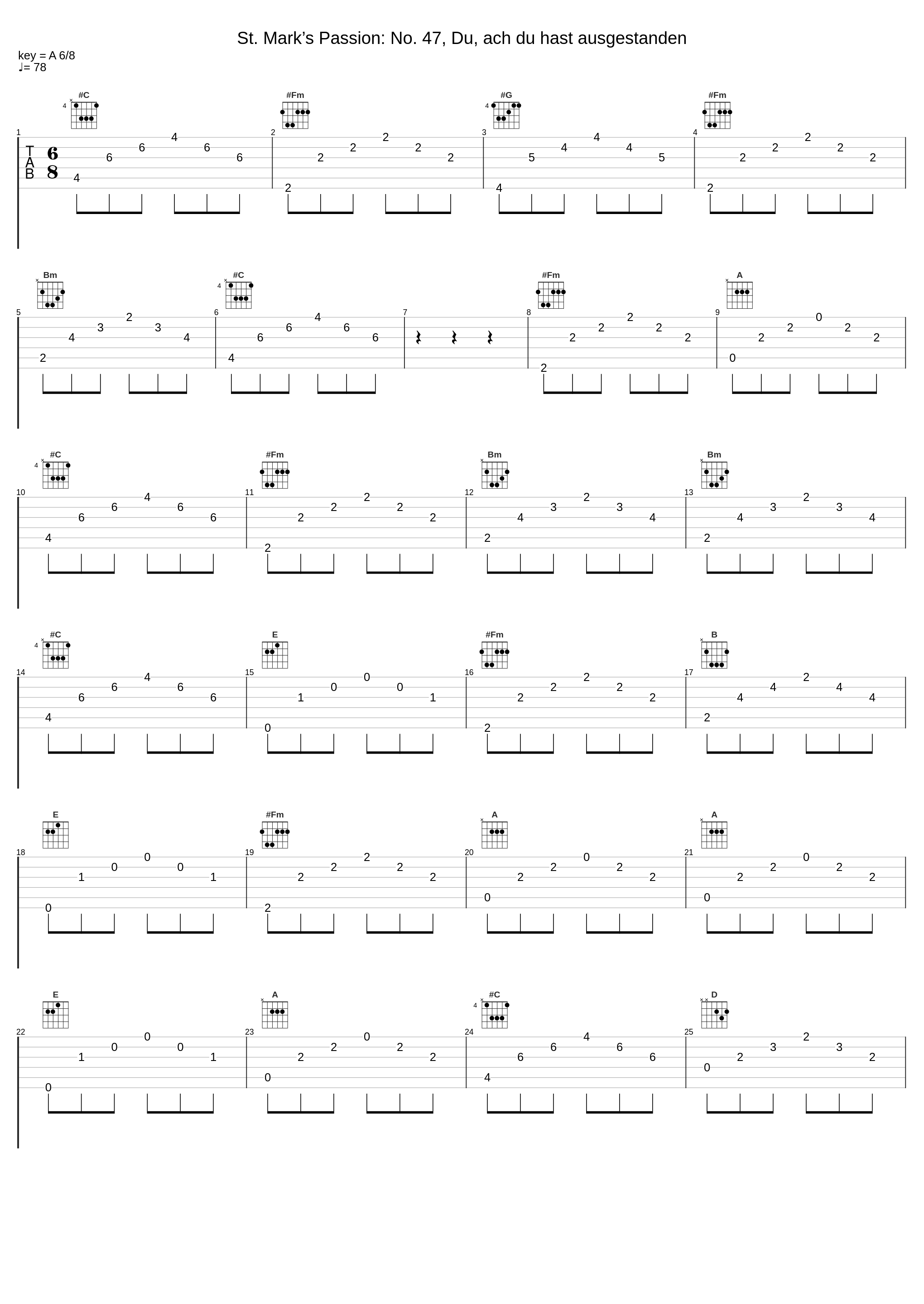 St. Mark’s Passion: No. 47, Du, ach du hast ausgestanden_Rheinische Kantorei,Das kleine Konzert,Hermann Max_1