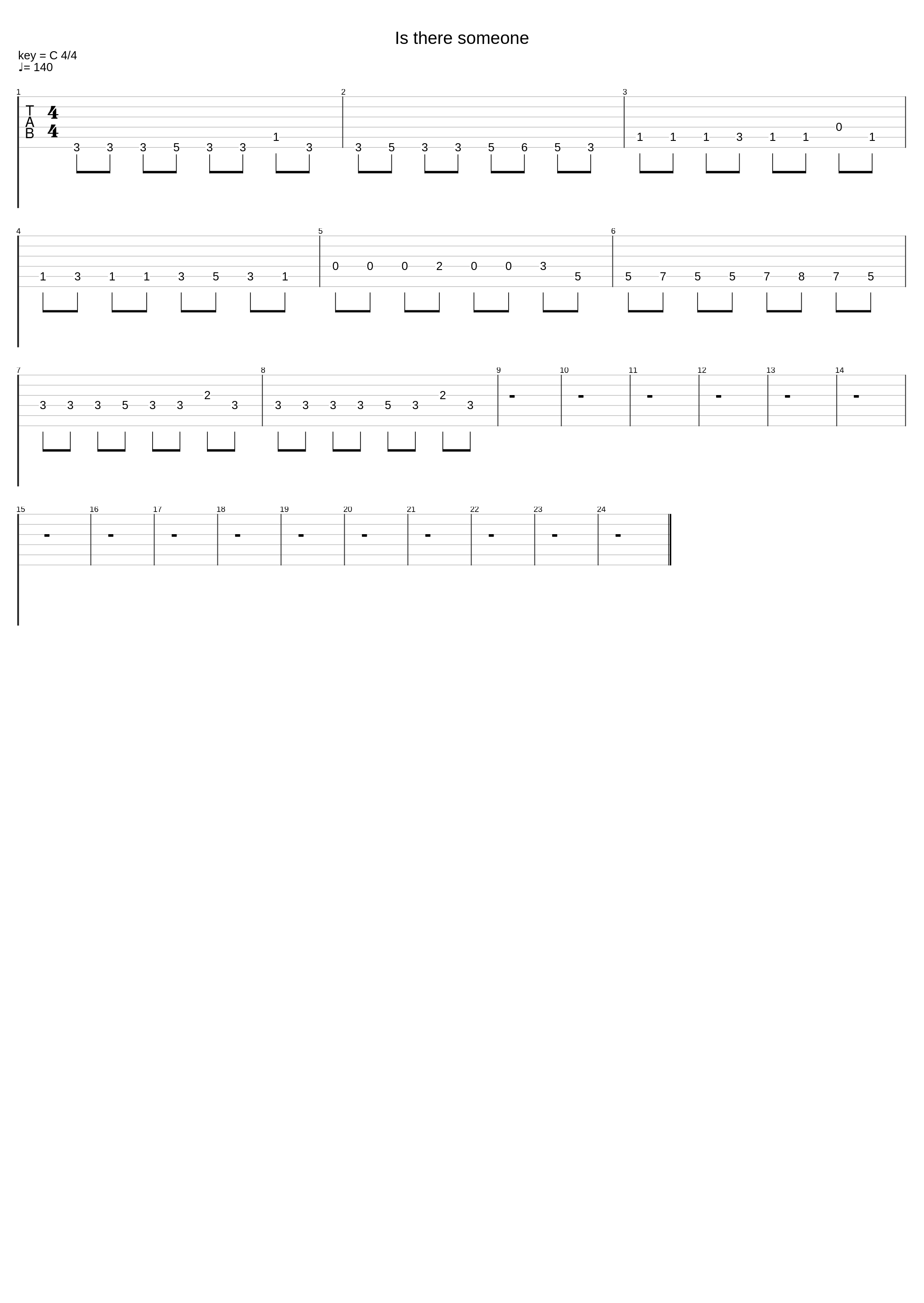 Is_there_someone Gm_Max Wegener_1