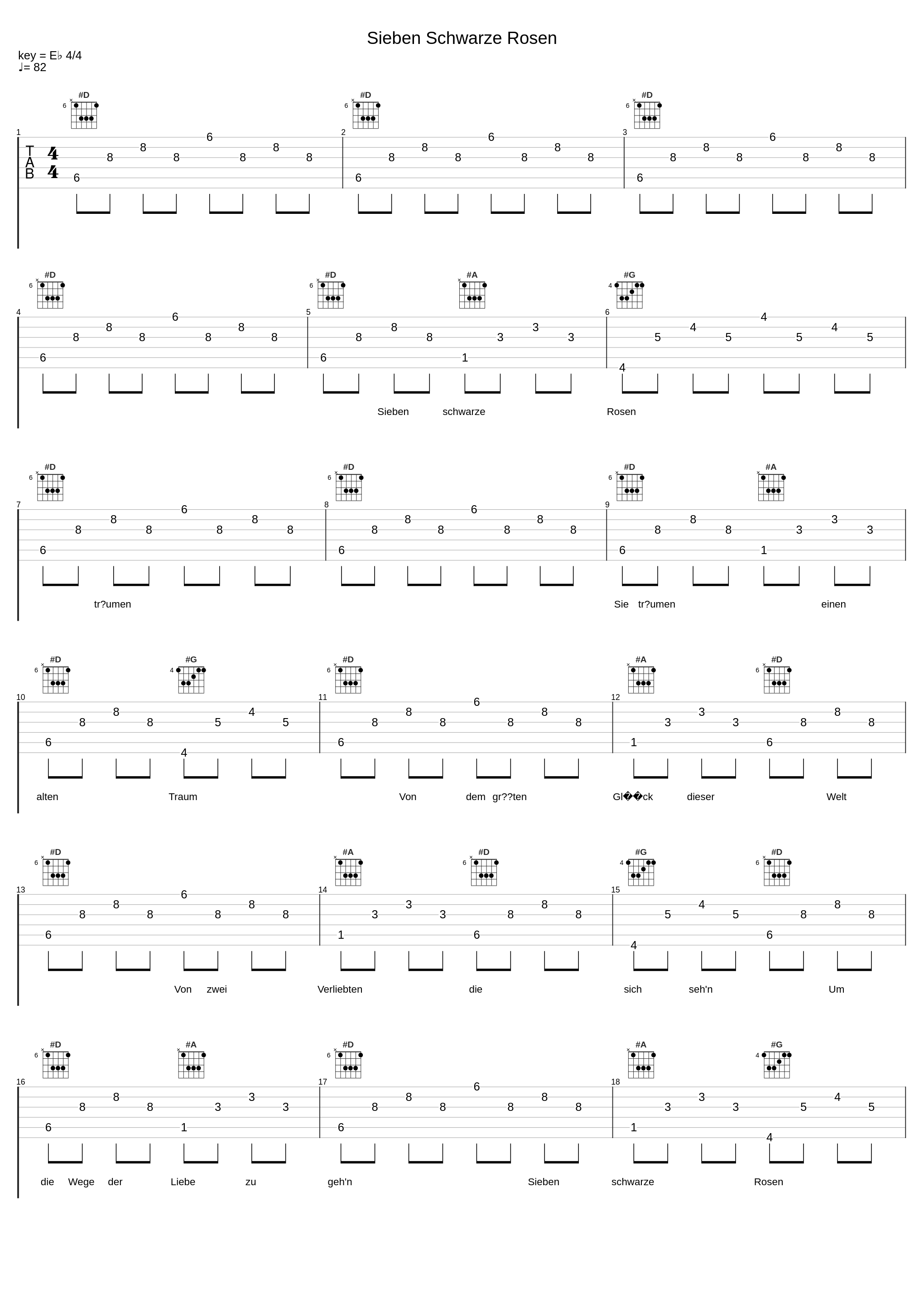 Sieben Schwarze Rosen_Nana Mouskouri_1