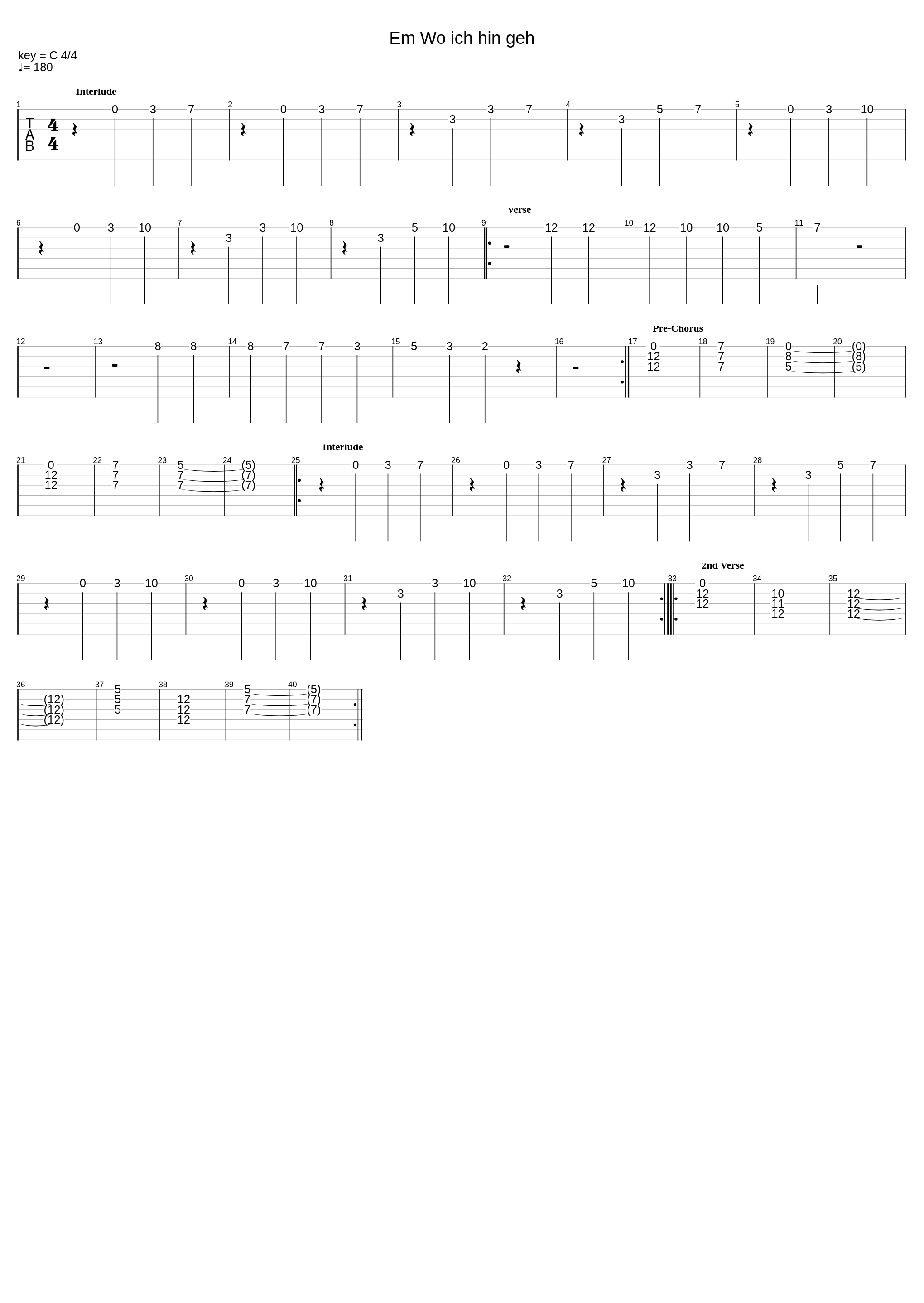 Em Wo ich hin geh_Max Wegener_1